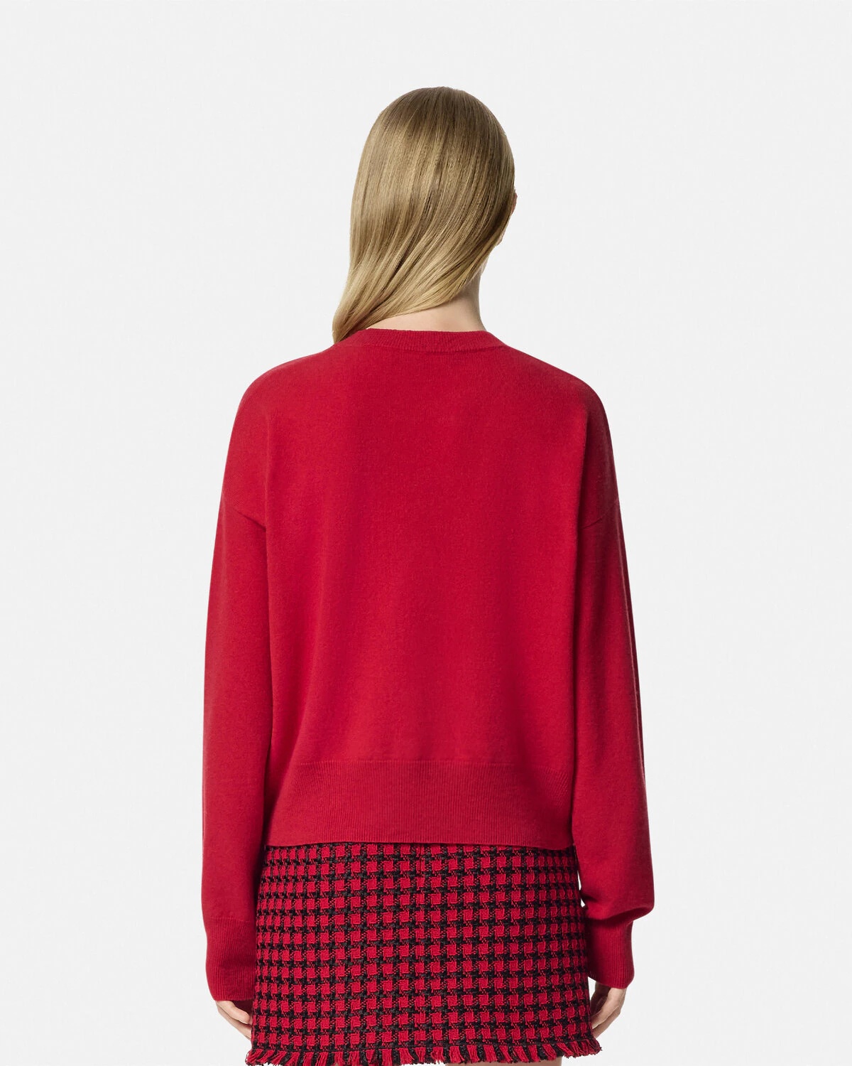 Cashmere-Blend Knit Boxy Sweater - 5