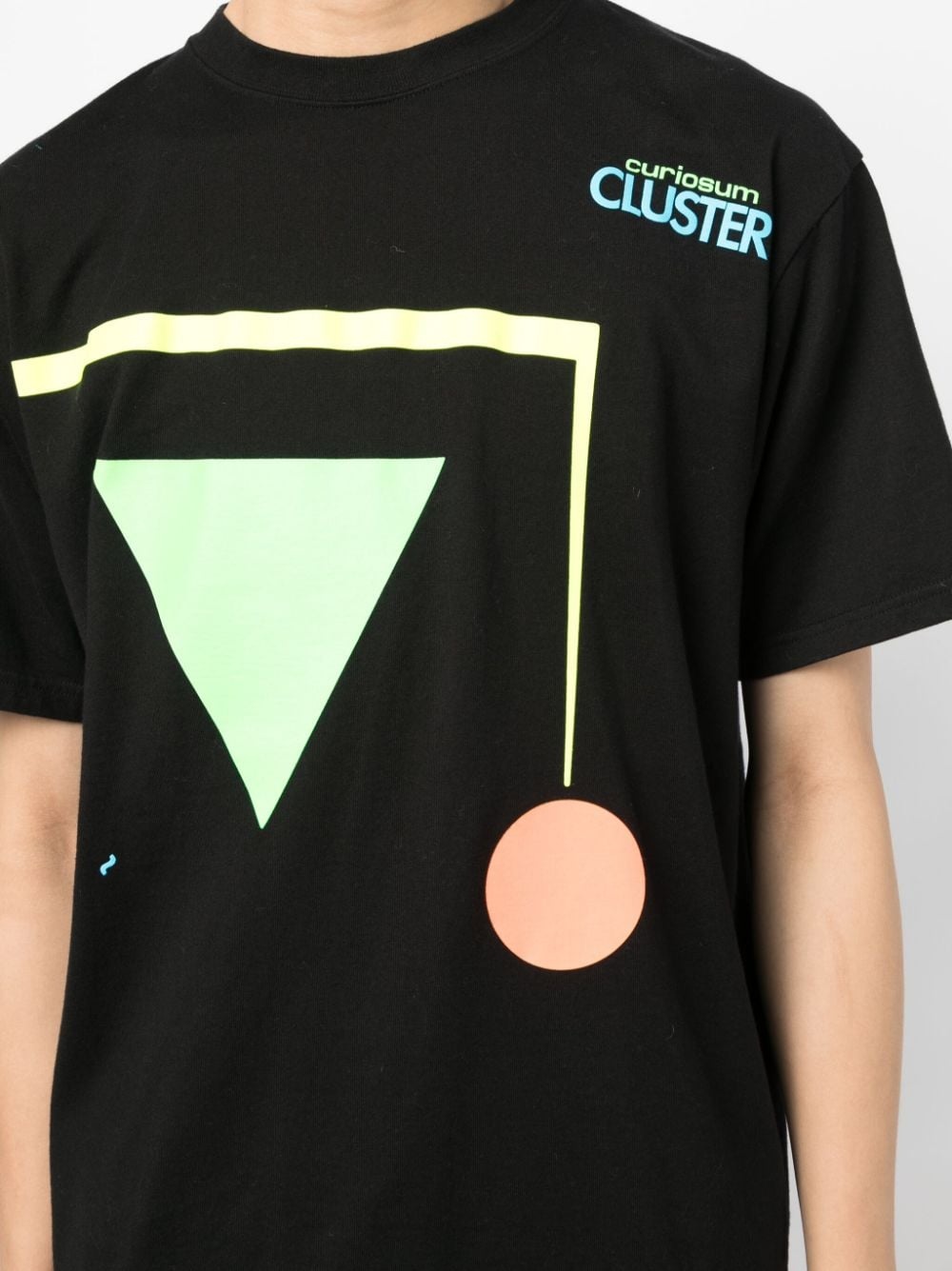 geometric-print cotton T-shirt - 5