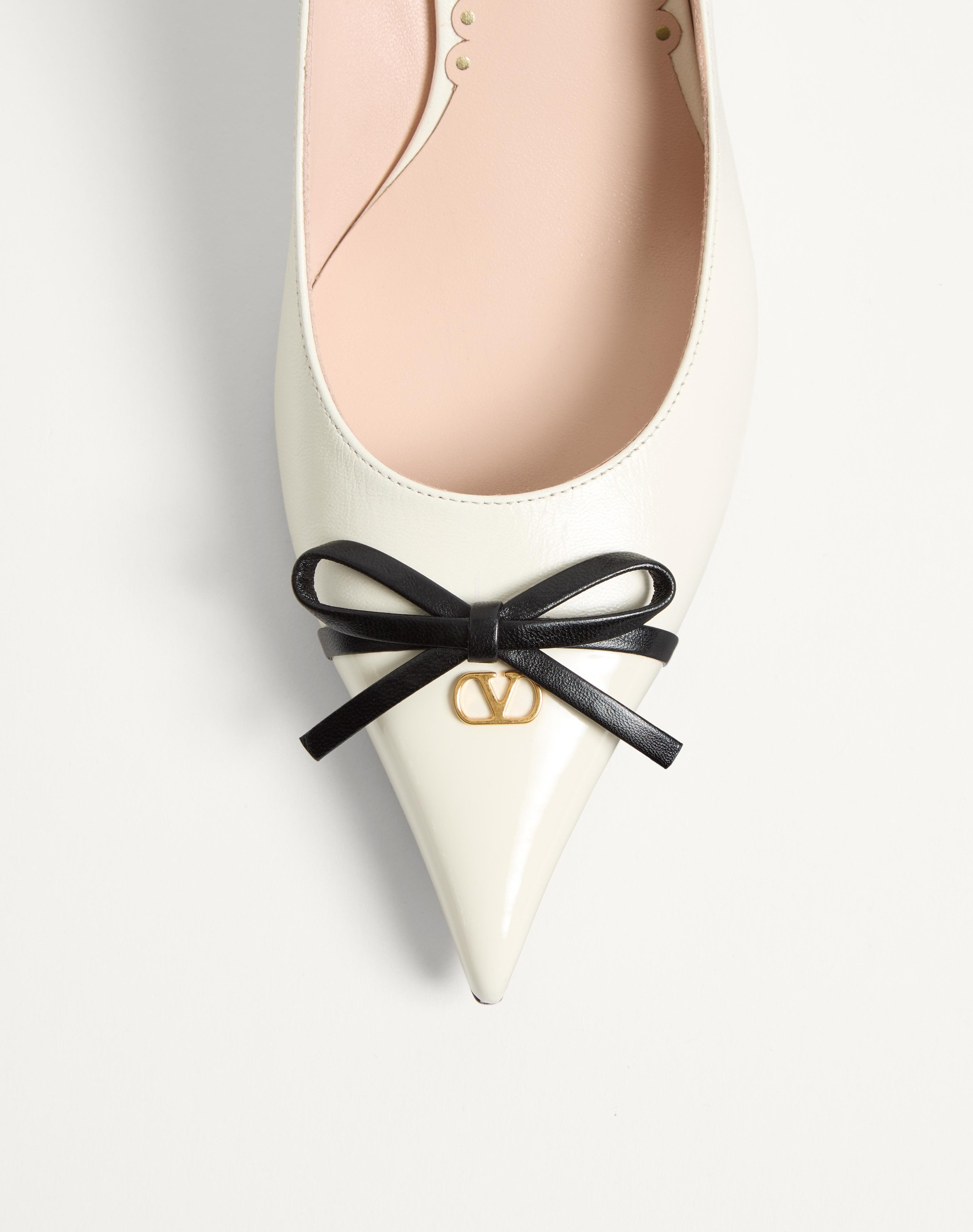 BEPOINTY PUMP IN PATENT LEATHER AND KIDSKIN 45MM - 5