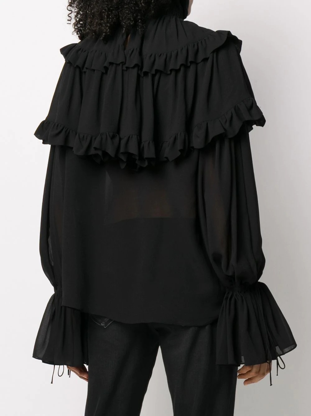 tiered ruffle blouse - 4