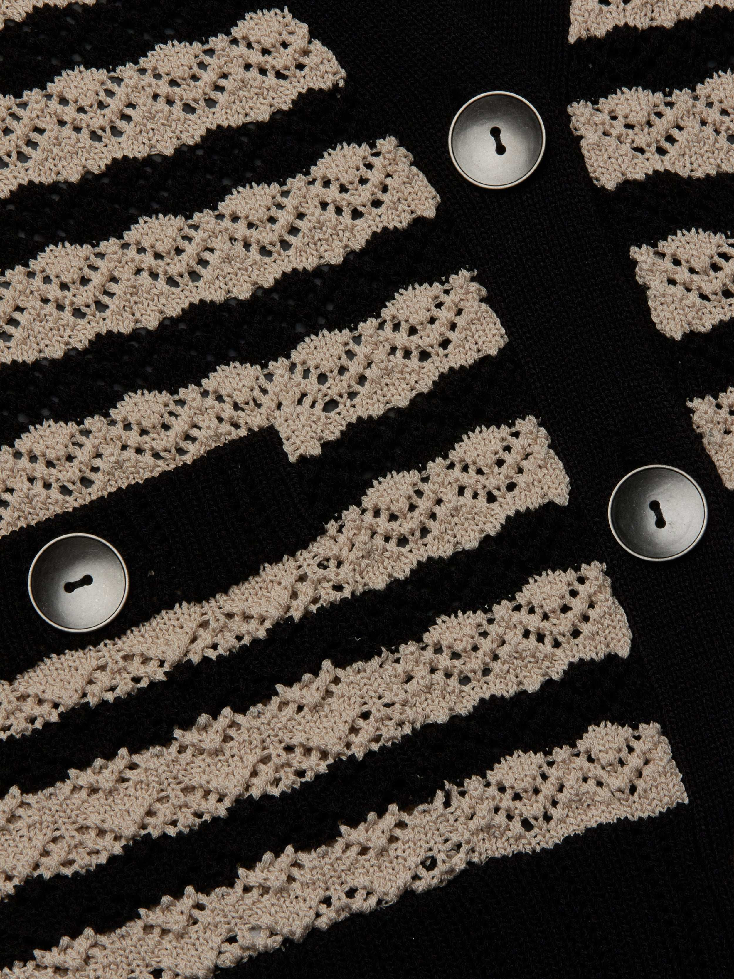 Orla Pointelle Knit Cardigan - 7