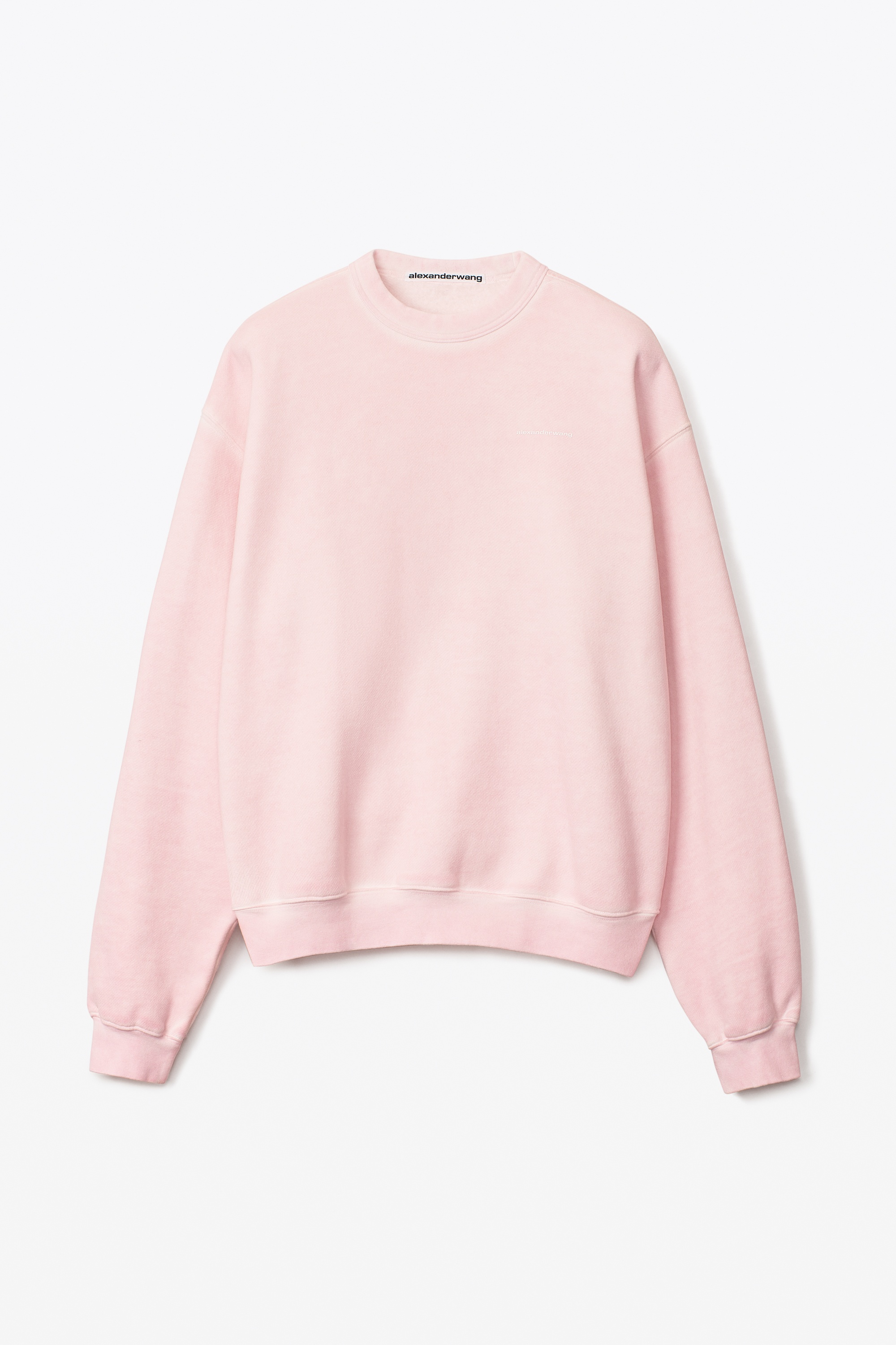 CREWNECK PULLOVER IN DENSE FLEECE - 1