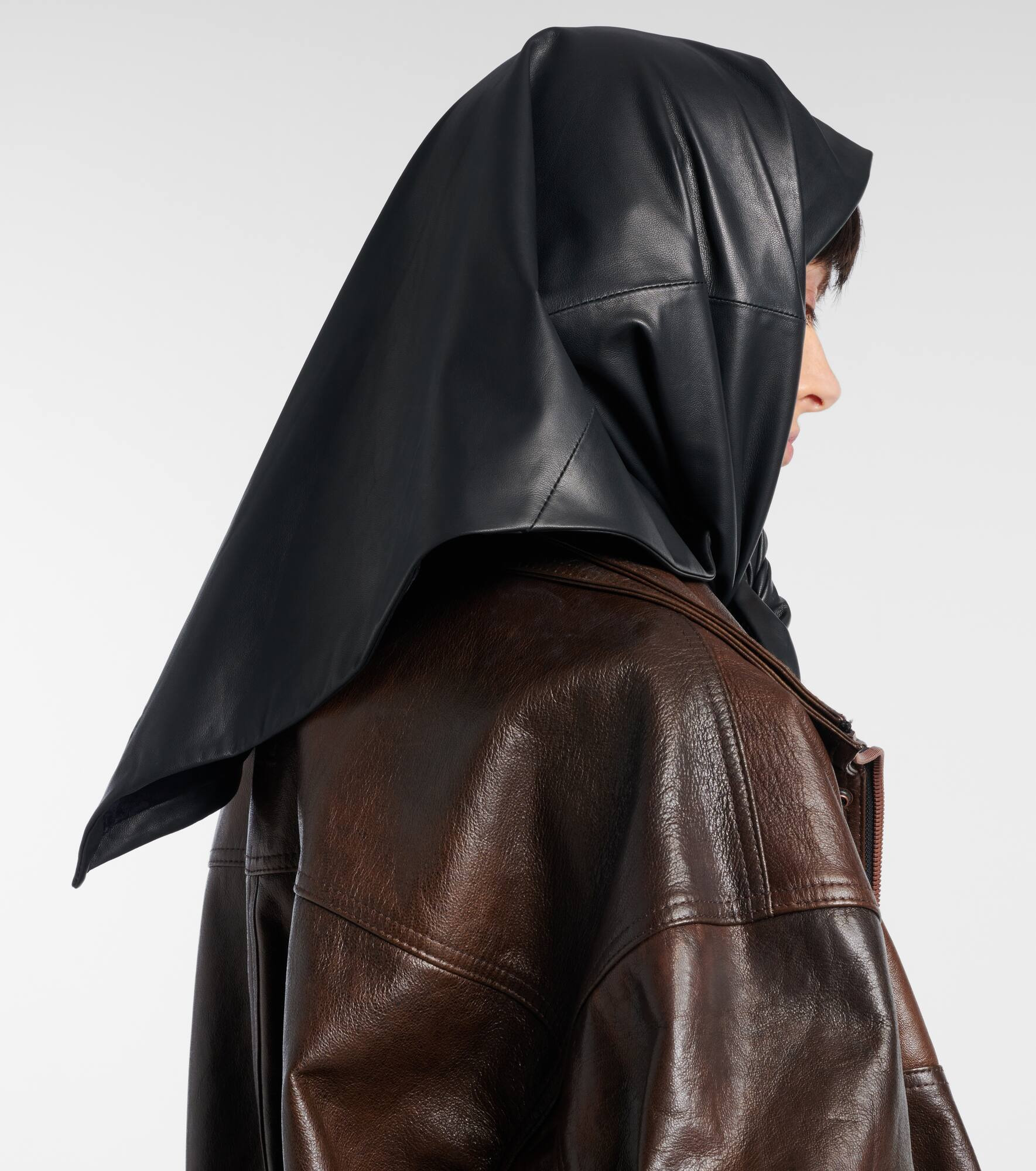 Leather scarf - 2