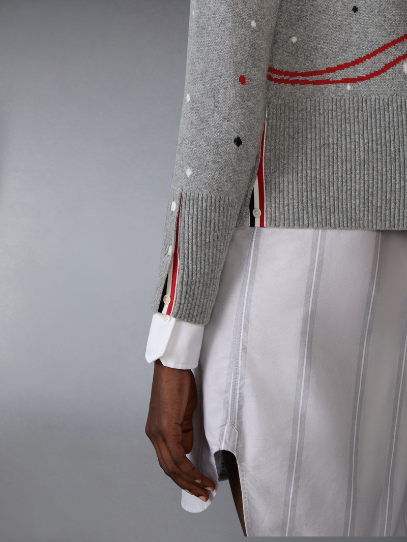 CASHMERE REINDEER HECTOR INTARSIA JACQUARD CARDIGAN 5