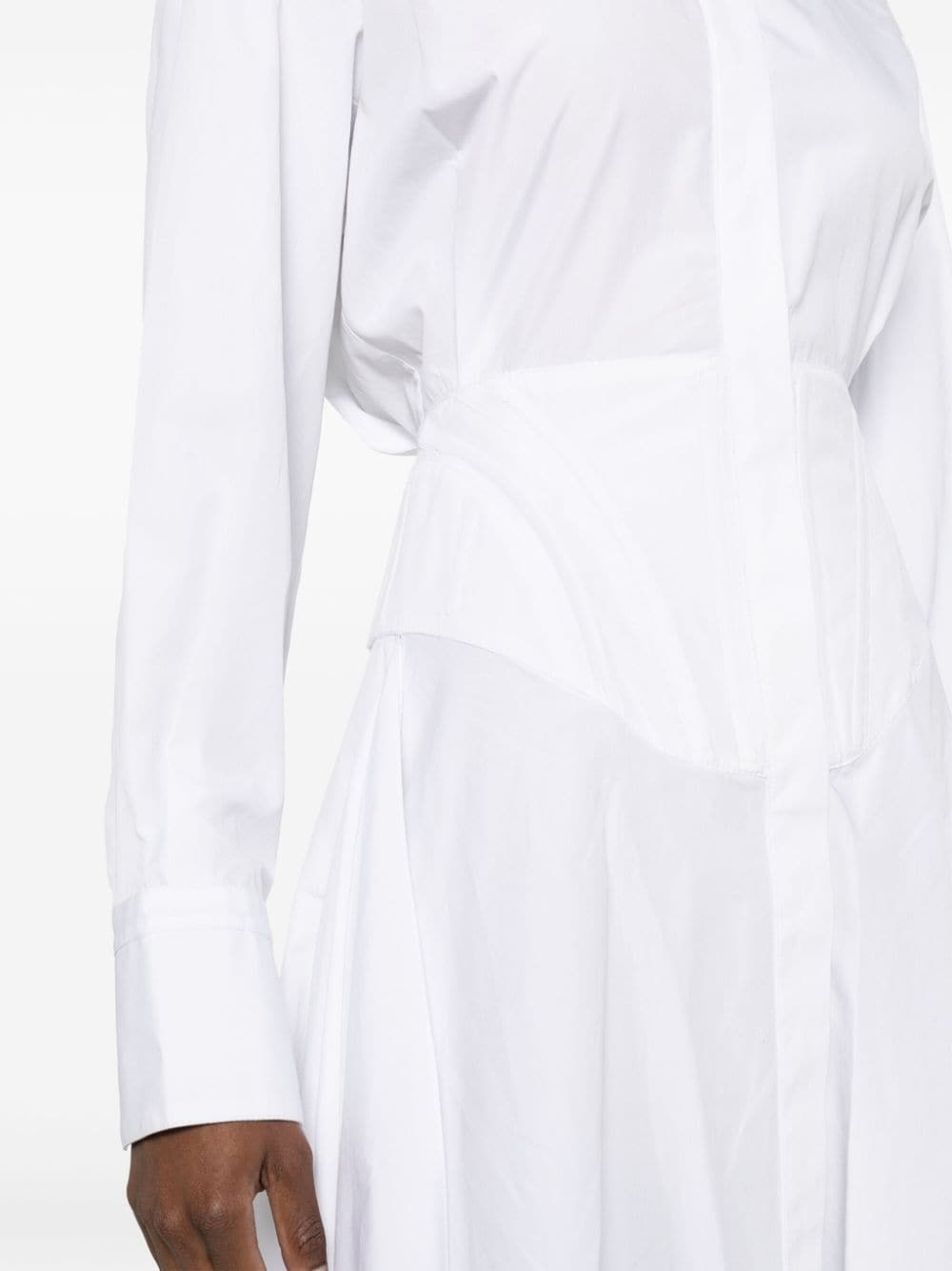 poplin midi dress - 5