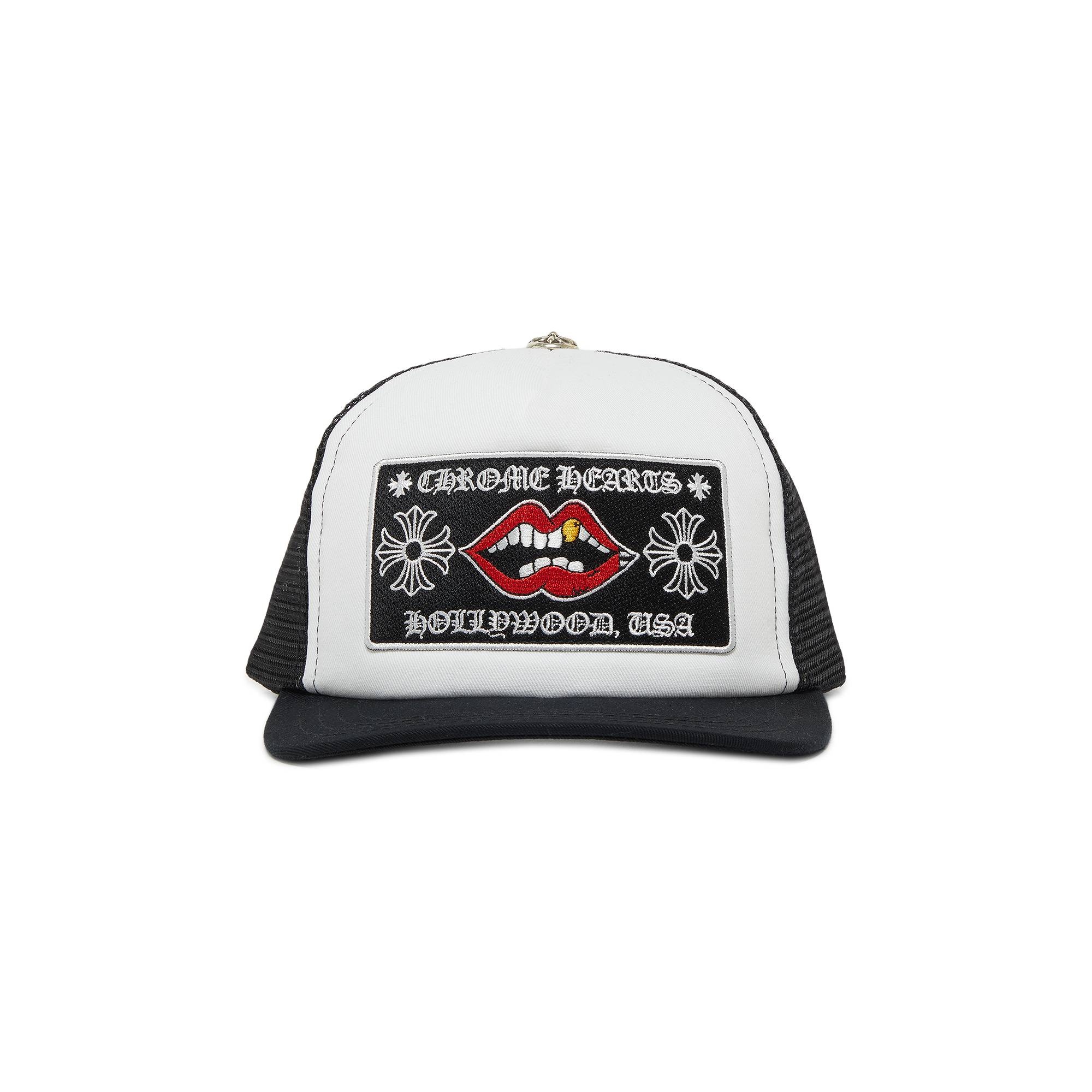 Chrome Hearts Chomper Hollywood Trucker Hat 'Black/White' - 1