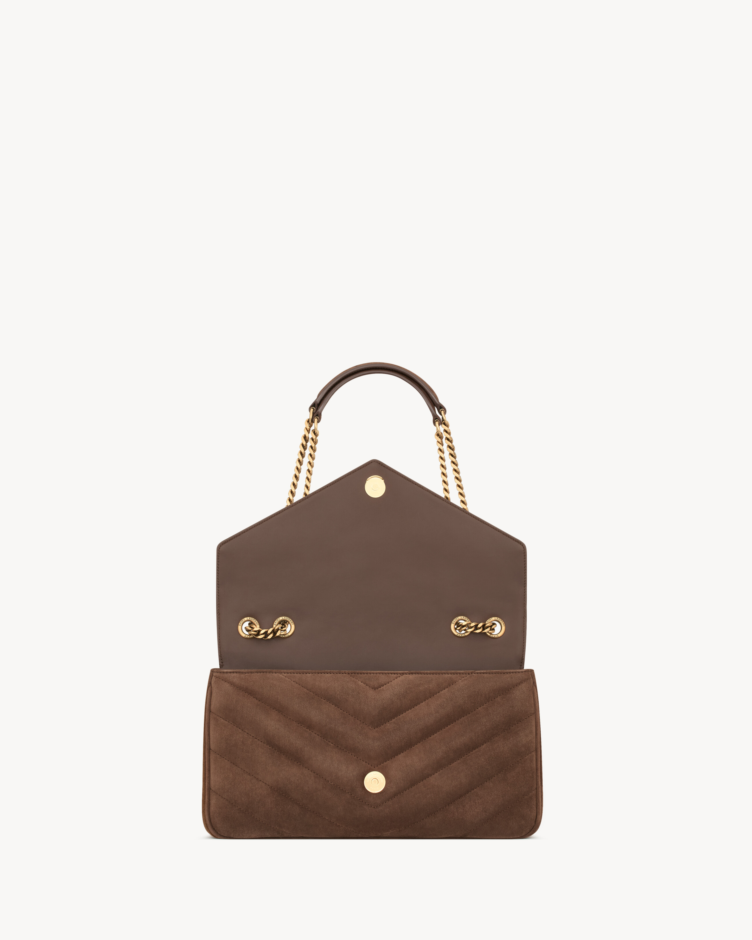 LOULOU MEDIUM IN MATELASSÉ SUEDE - 4