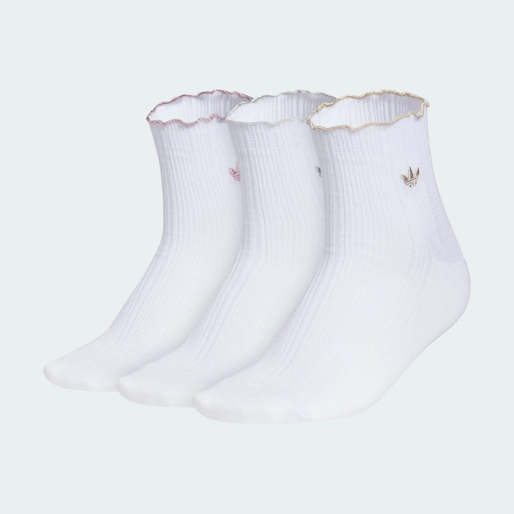 Unisex Originals Ruffle 3-Pack Quarter - 1
