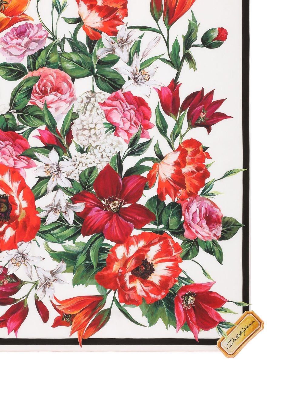 floral-print scarf - 2