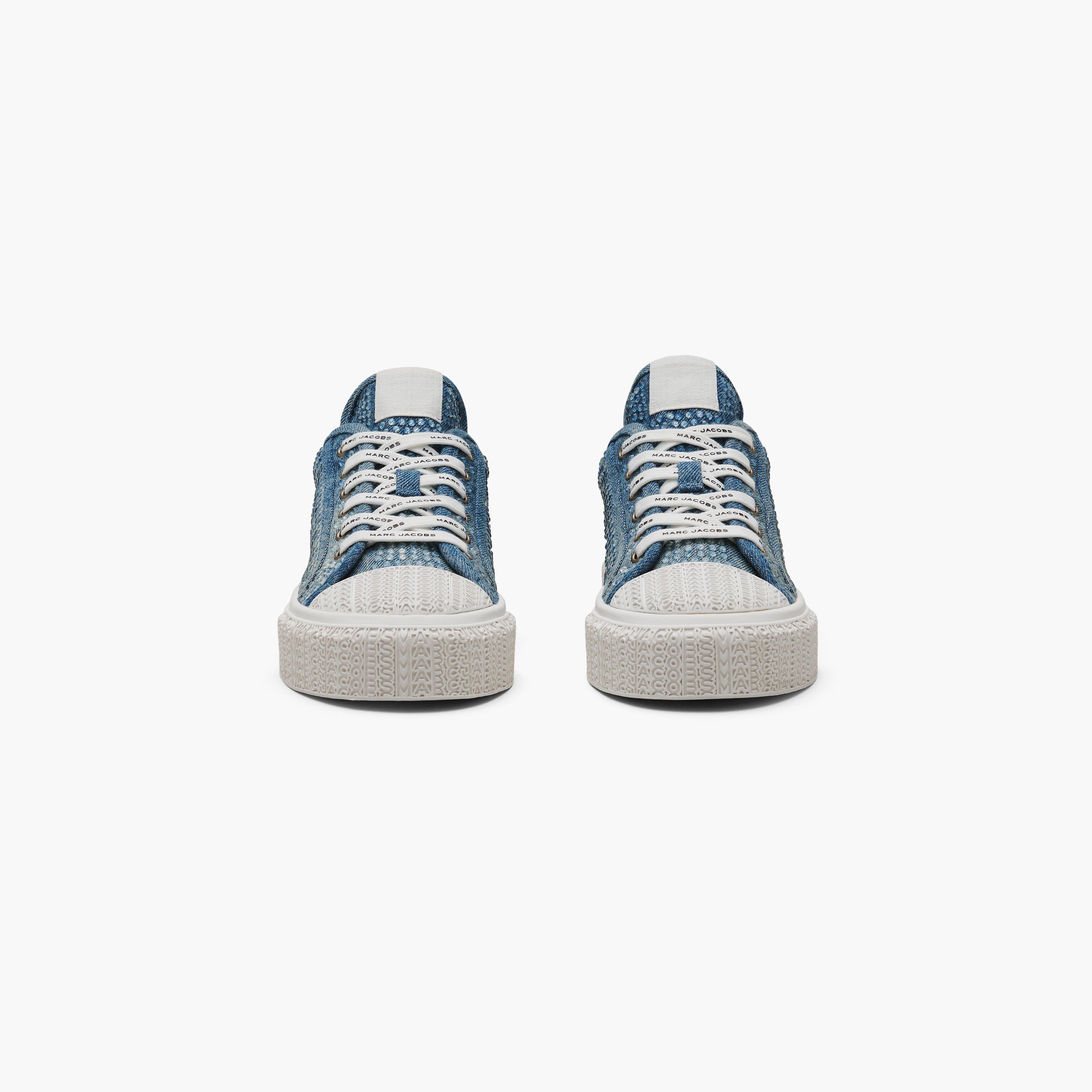 Marc Jacobs テニム スニカ 2S4FSN001F15 402 The Crystal Denim Sneaker | Marc Jacobs | Official Site