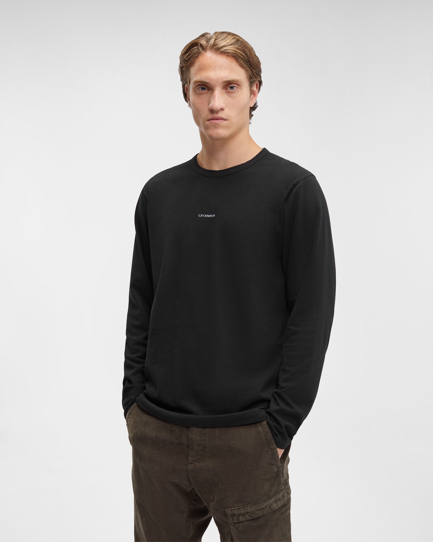 Brushed Jersey Long Sleeved Logo T-shirt - 2