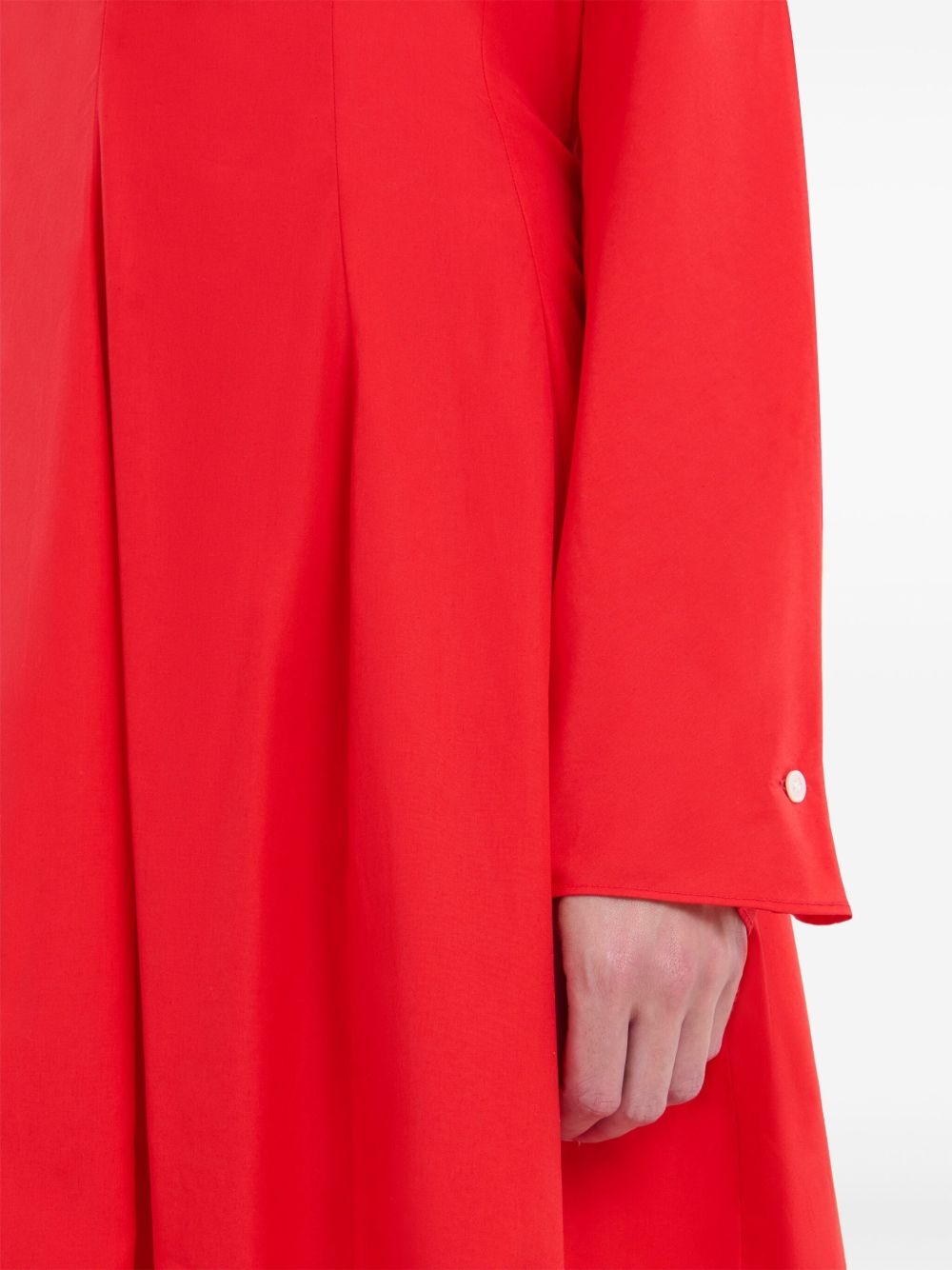 cotton midi dress - 6