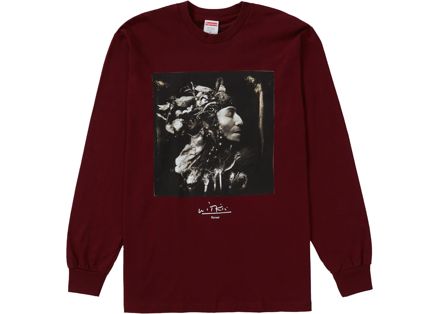 Supreme Joel-Peter Witkin Harvest L/S Tee Burgundy - 1