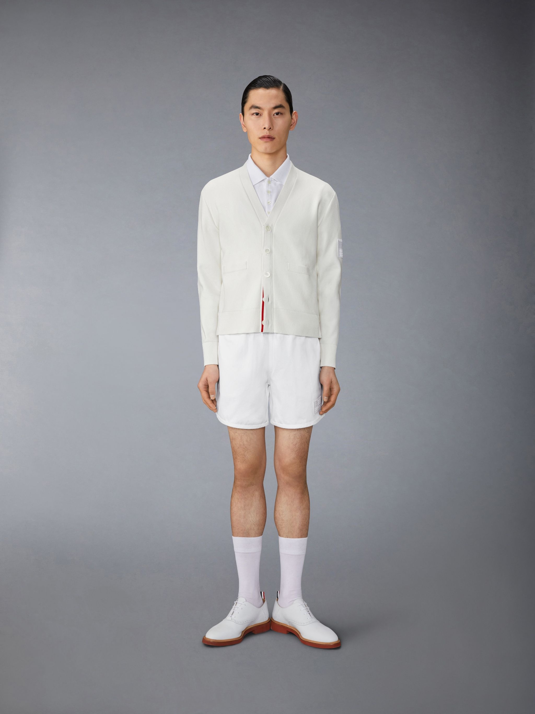 Cotton Twill Elastic Waist Flag Patch Rugby Short - 3