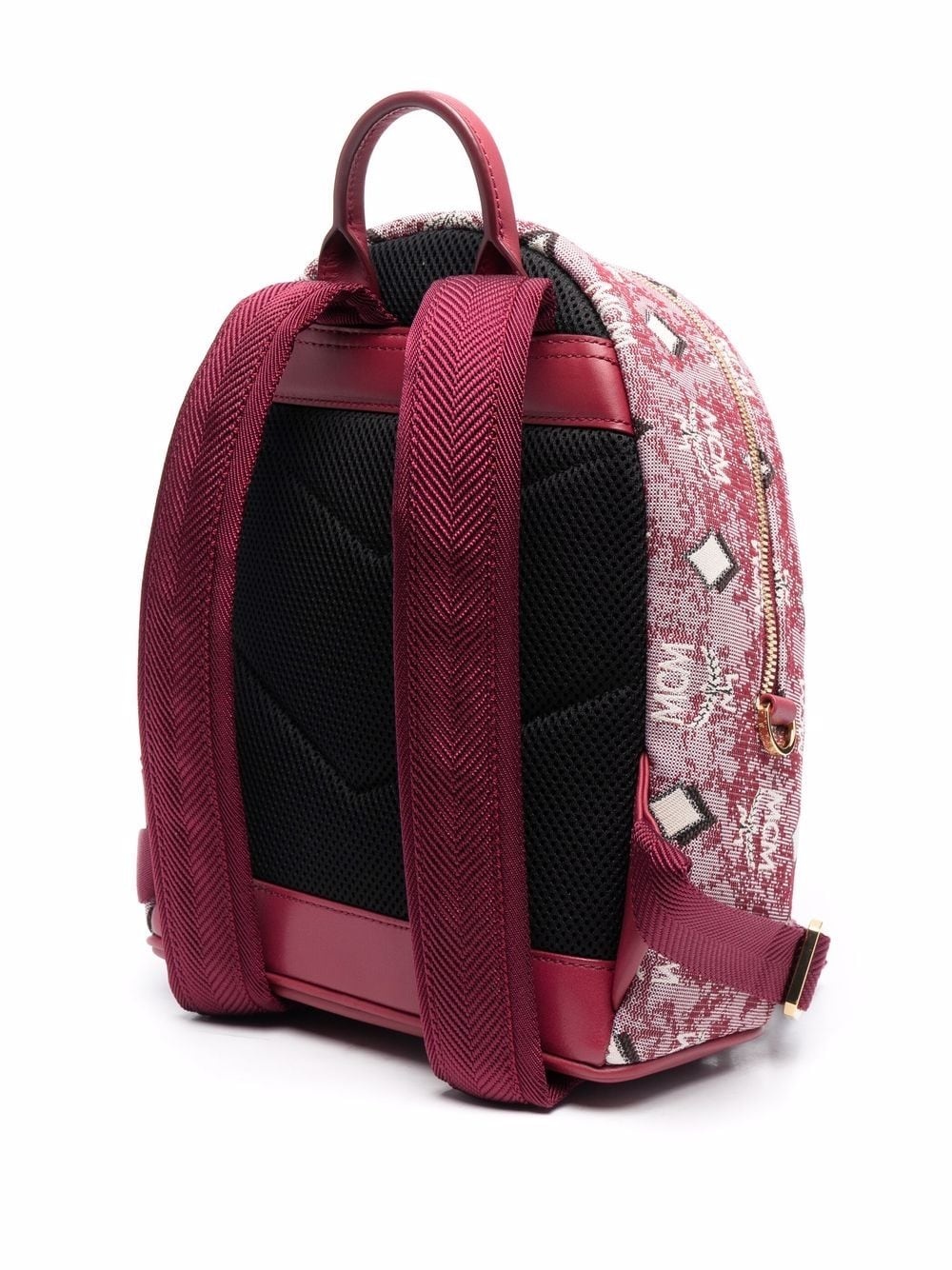 jacquard-logo backpack - 3