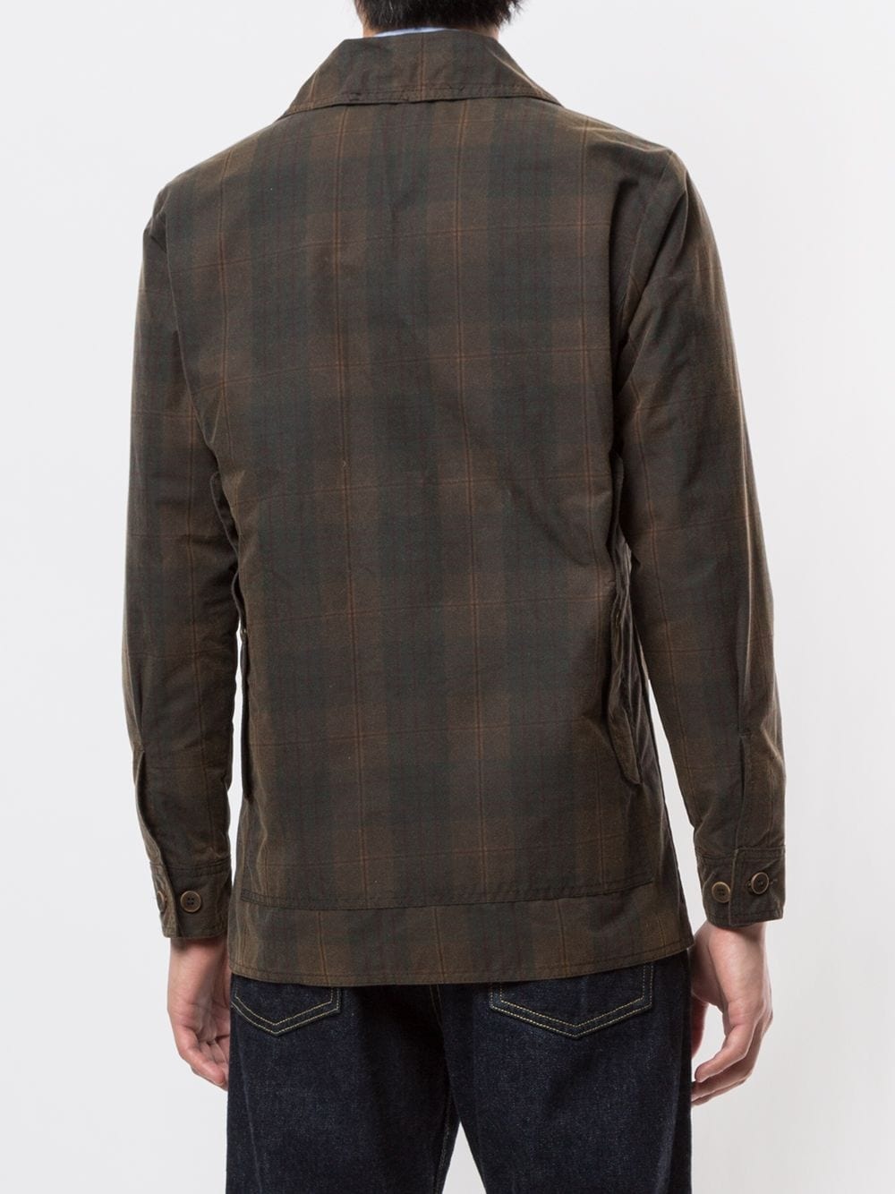 plaid multi-pocket jacket - 4