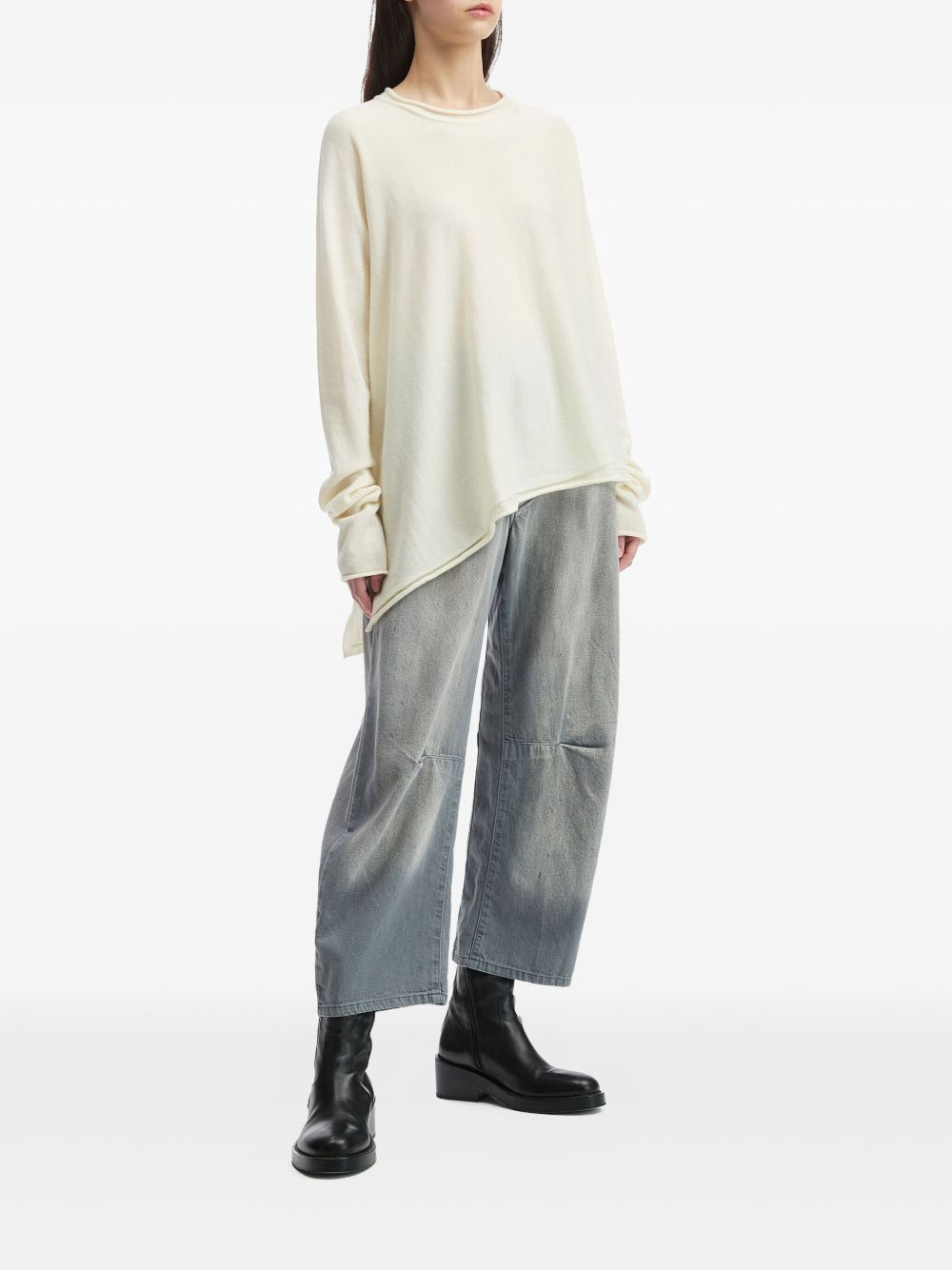 asymmetric sweater - 2