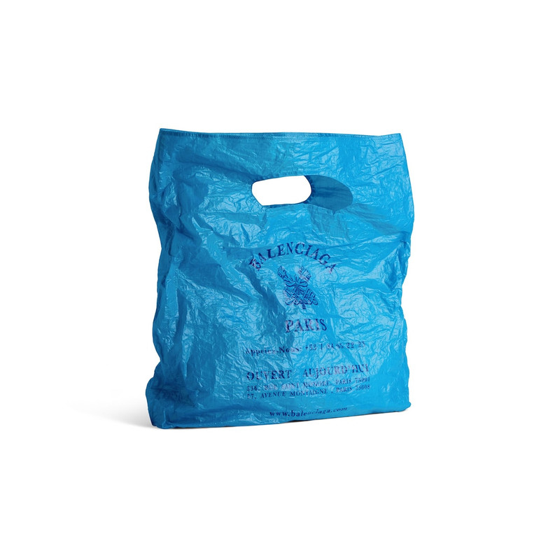 Men's Marché Packable Tote Bag Medium in Blue 2