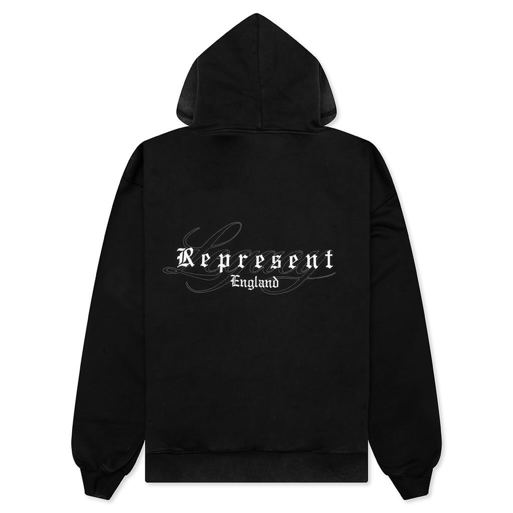 LEGACY OVERPRINT HOODIE - VINTAGE BLACK - 2