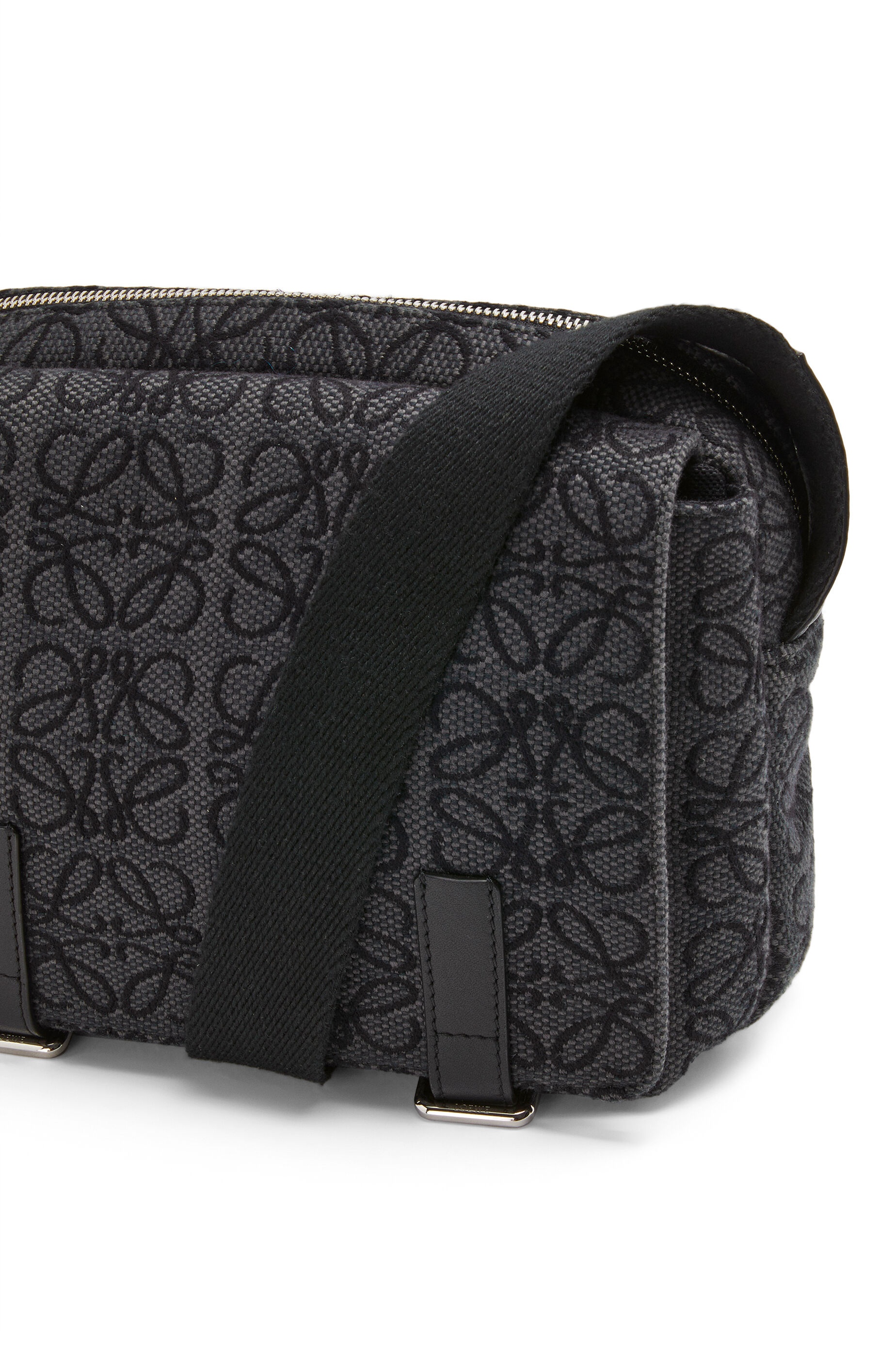 XS Military Messenger bag in Anagram jacquard and calfskin - 5