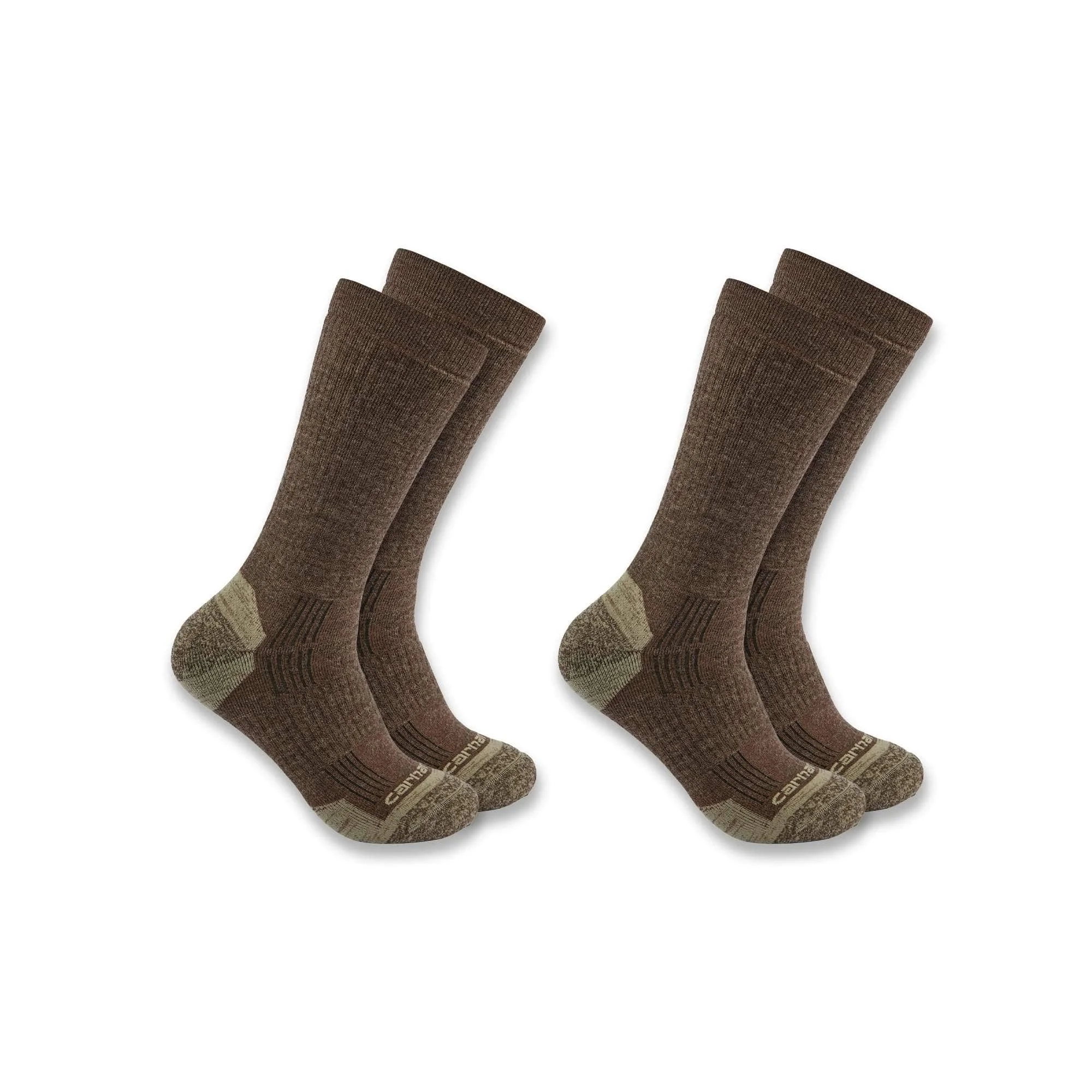 Midweight Synthetic-Wool Blend Crew Sock 2-Pack - 1