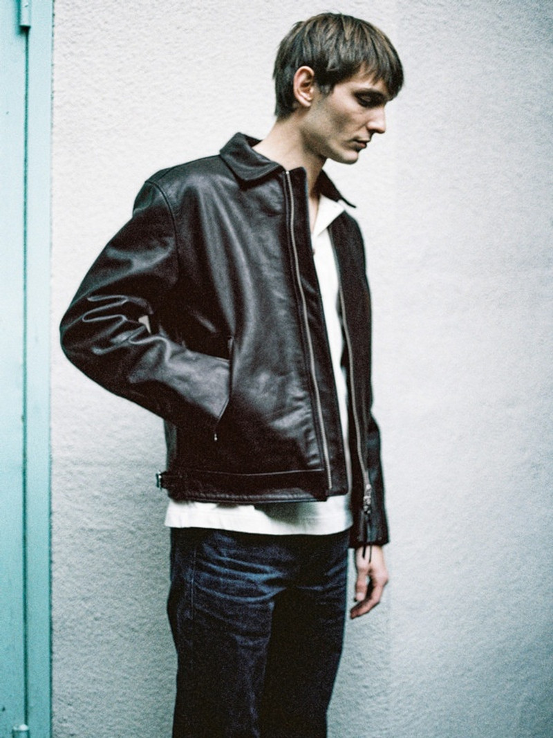 Nudie Jeans Eddy Rider Leather Jacket Black outlook