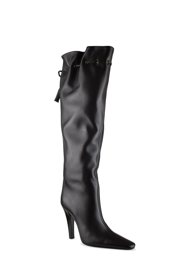 Saint Laurent Women Gathered Boots - 2