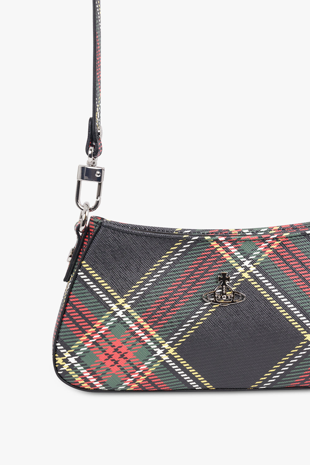 TASHA SILHOUETTE ORB SHOULDER PRINT BAG | TARTAN - 4