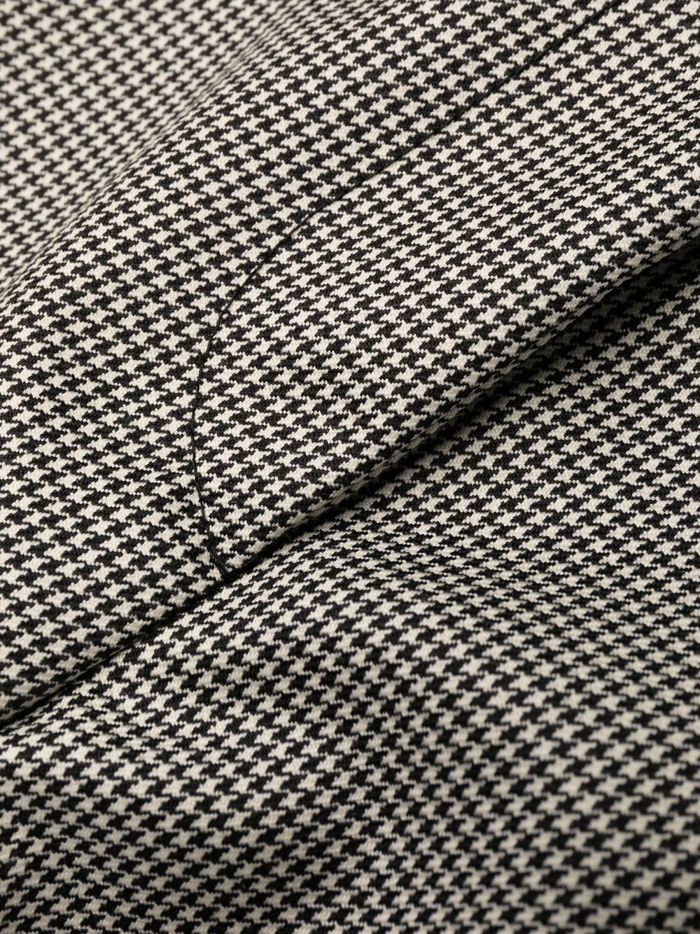 checked cropped slim-fit trousers - 7