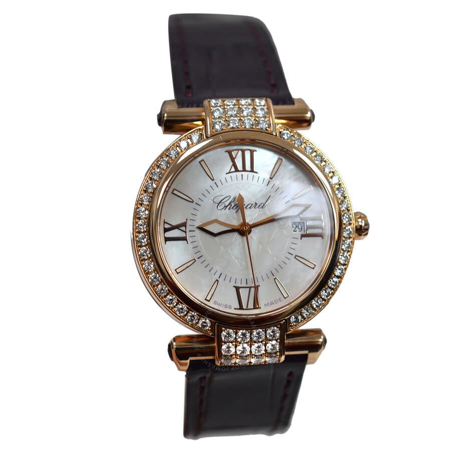 Pre-owned Chopard Imperiale Mother of Pearl Dial Ladies Watch 384238-5003 - 2