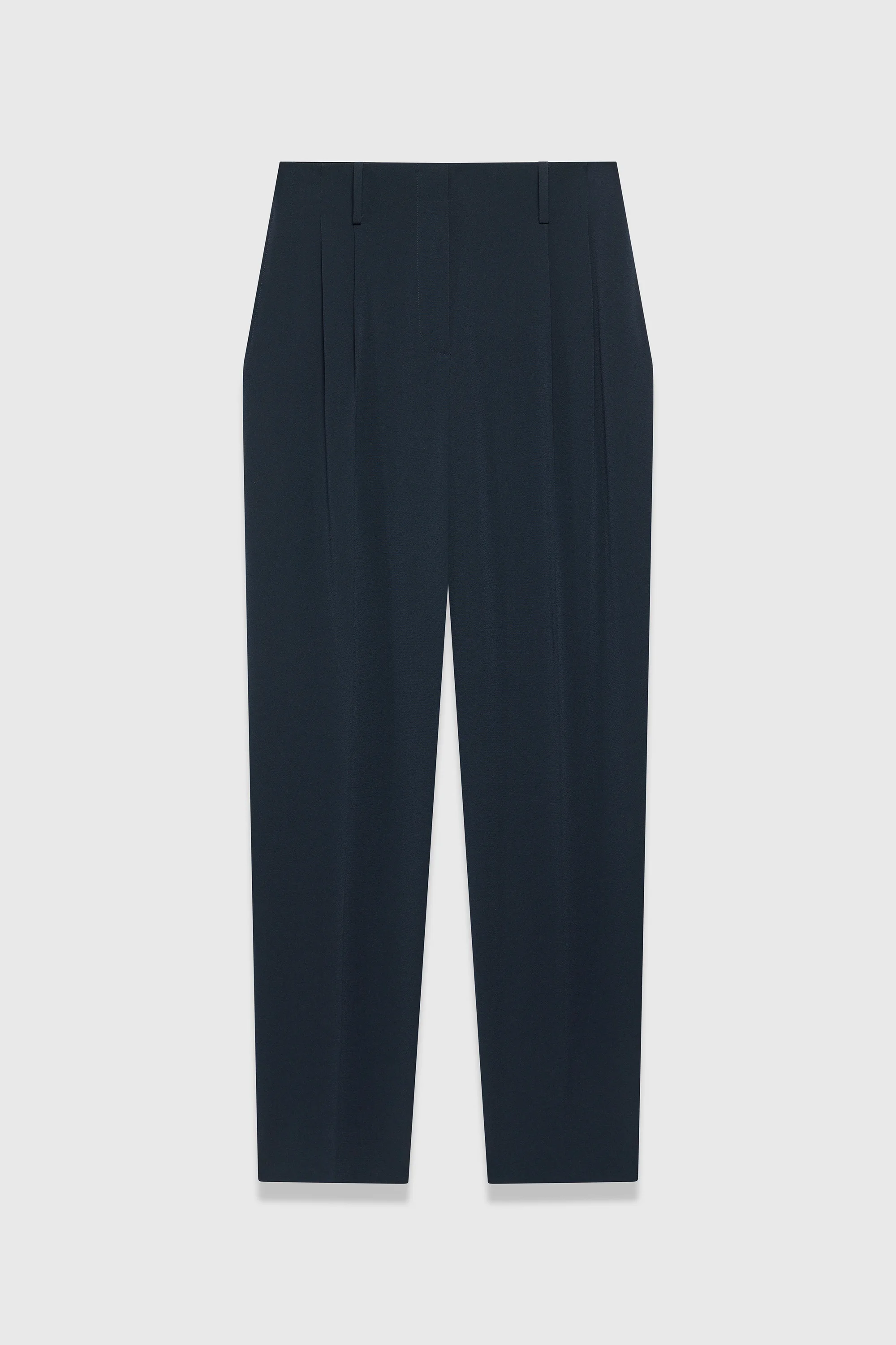 Clever Crepe Siena Slim Barrel-Leg Trousers - 1