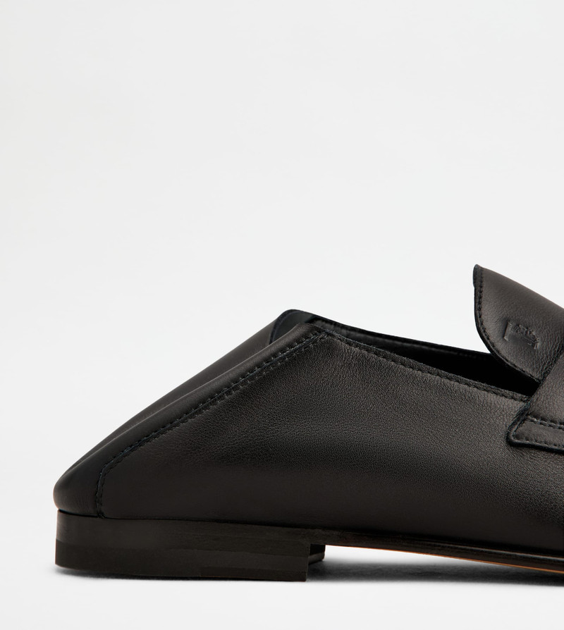 LOAFERS IN LEATHER - BLACK 5