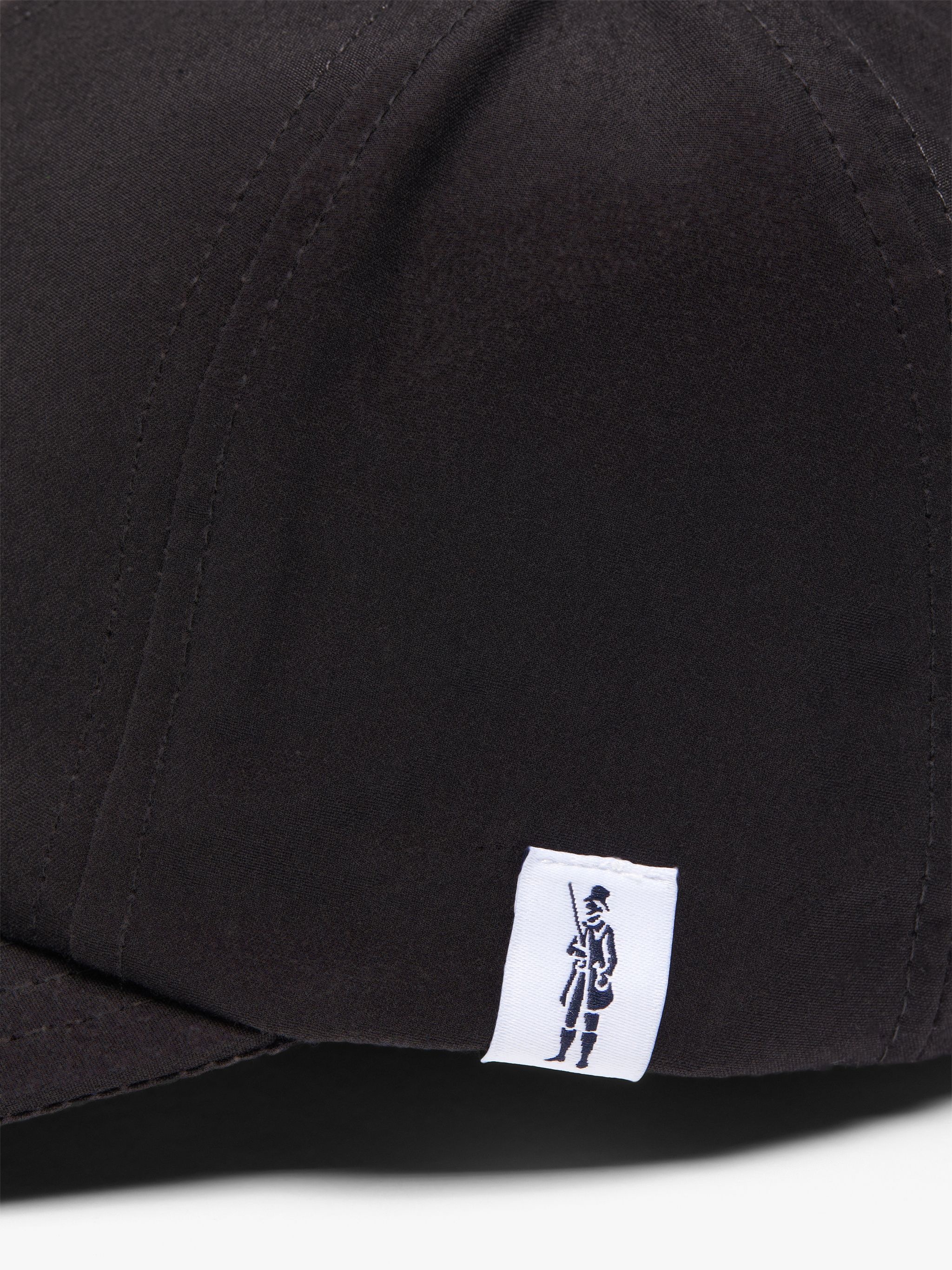 TIPPING BLACK WAXED COTTON BASEBALL CAP | ACC-HA04 - 2