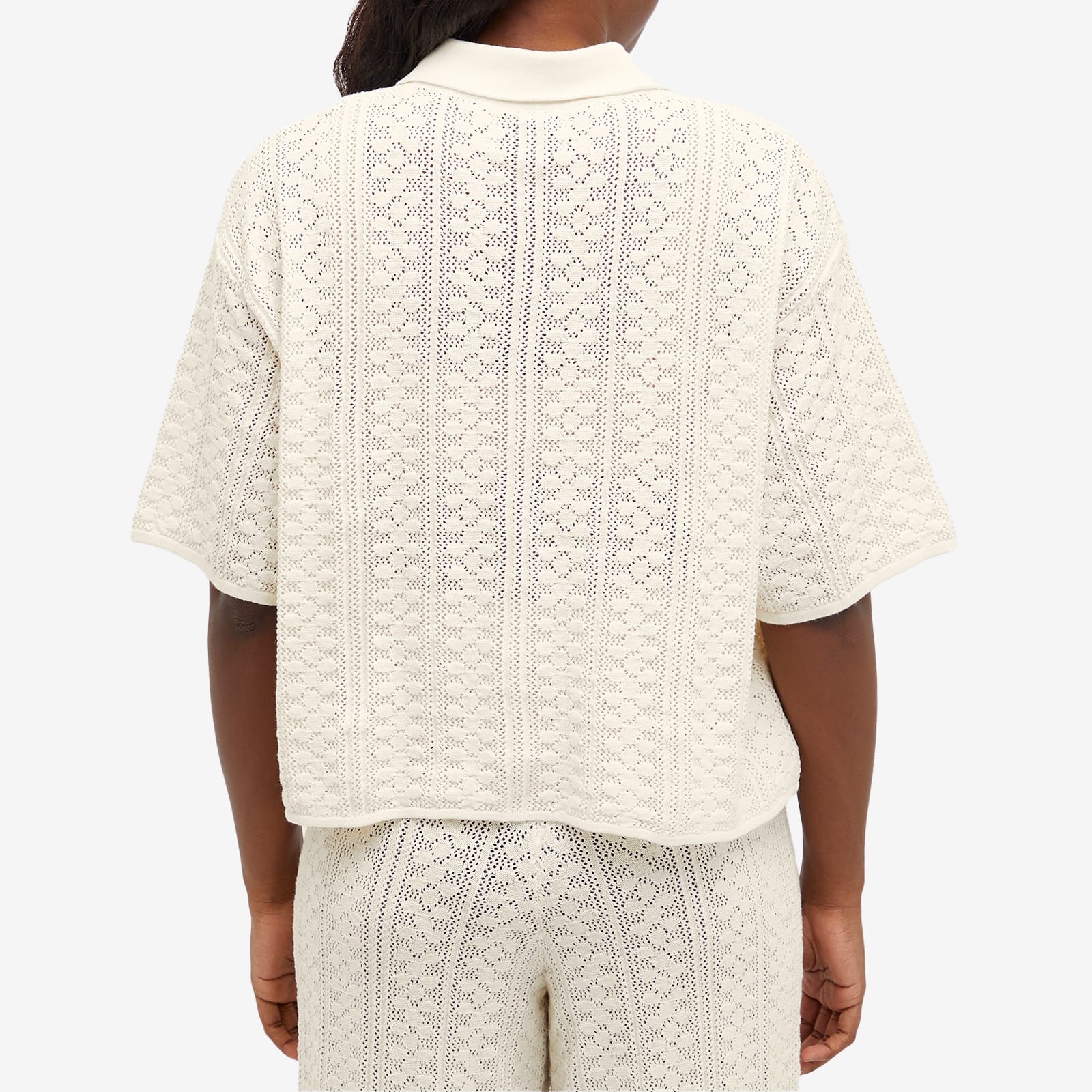 Holzweiler Loch Crochet Knit Shirt - 3