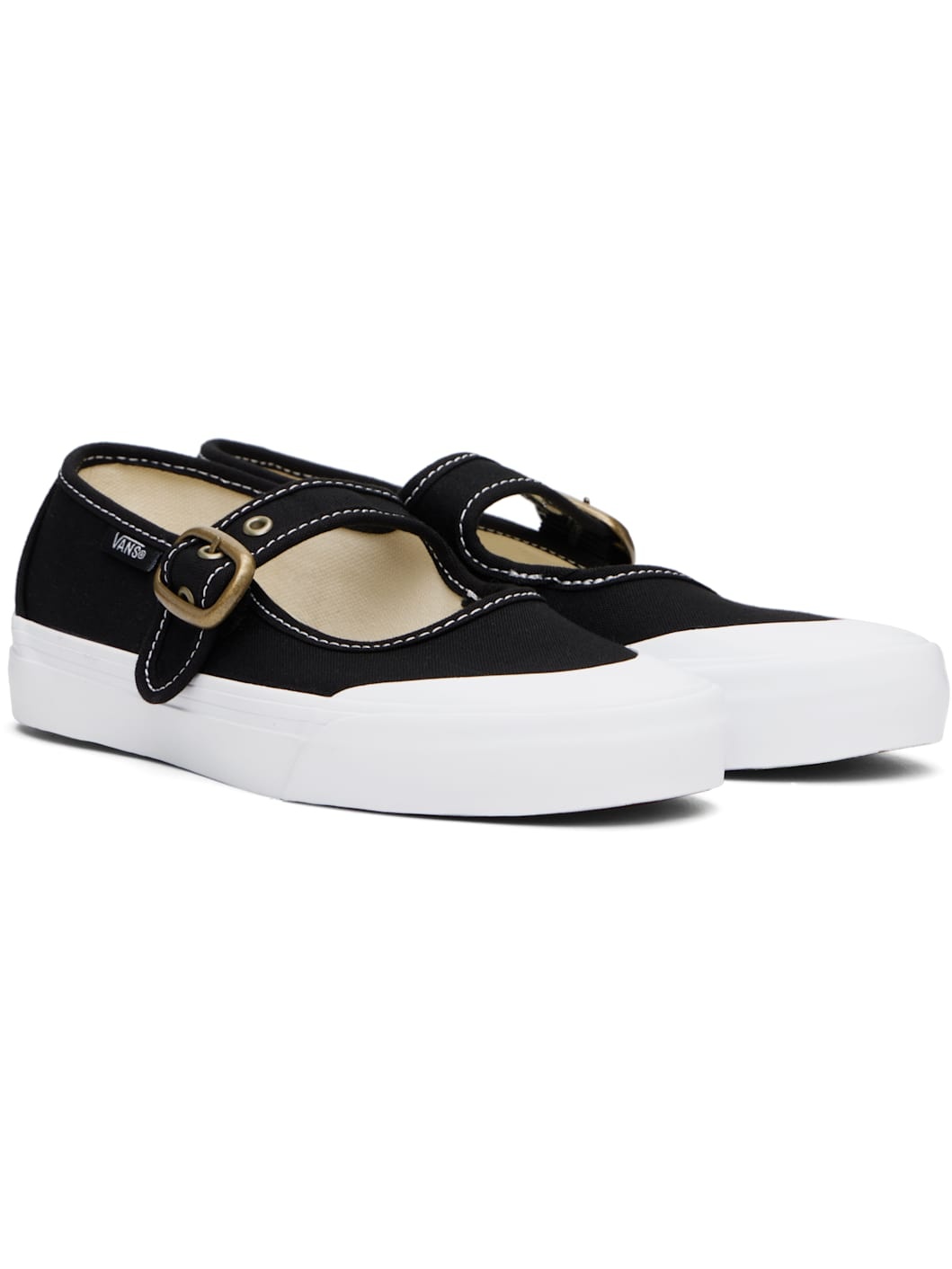 Black Mary Jane Sneakers - 4