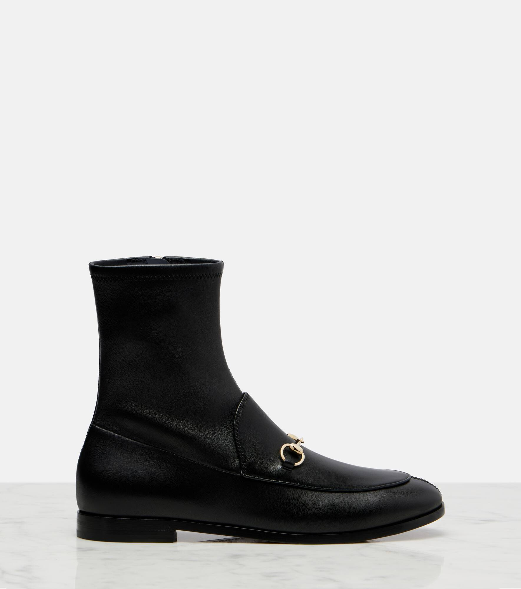 Horsebit leather ankle boots - 4
