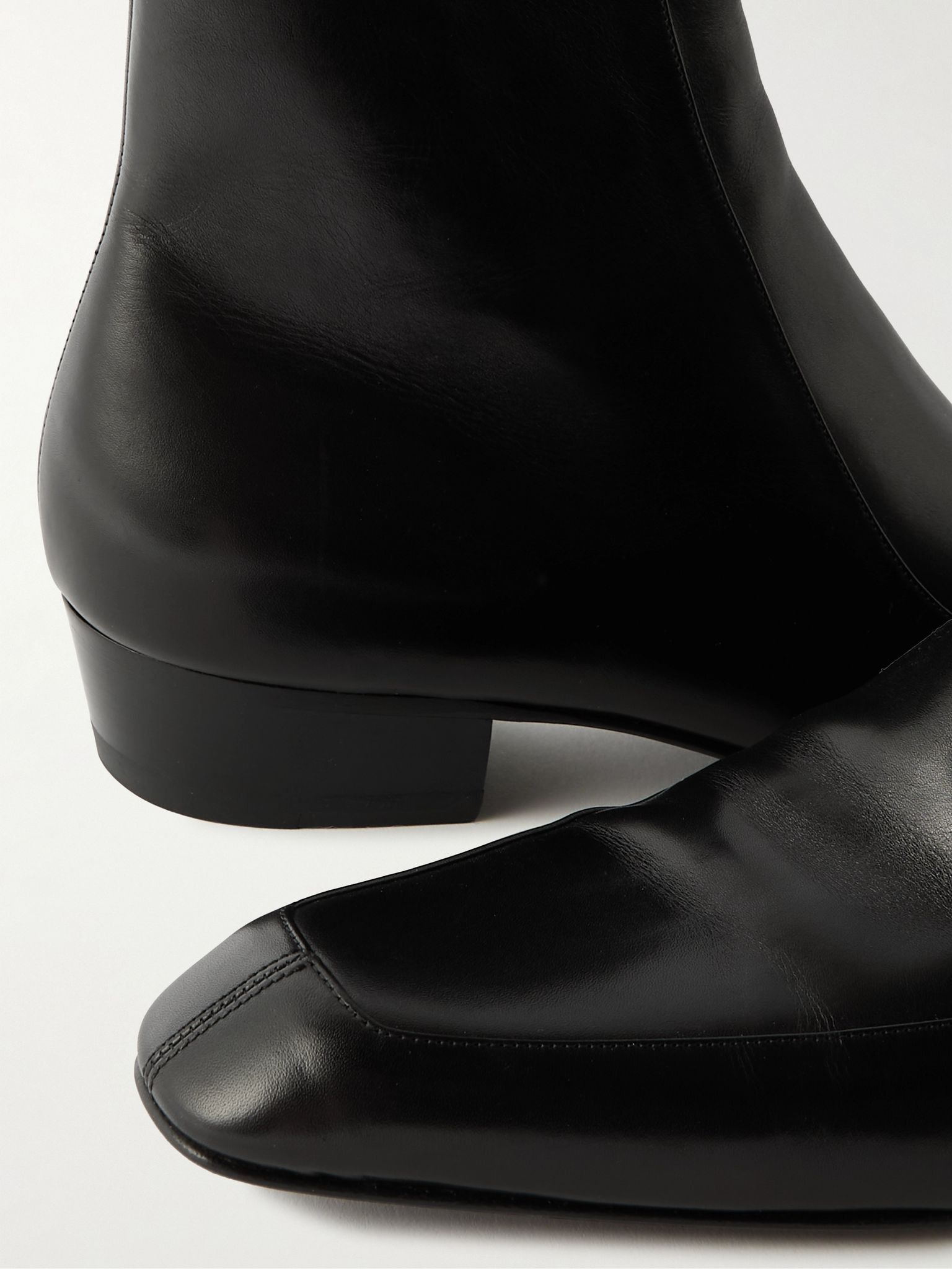 Augustin Leather Boots Black - 6