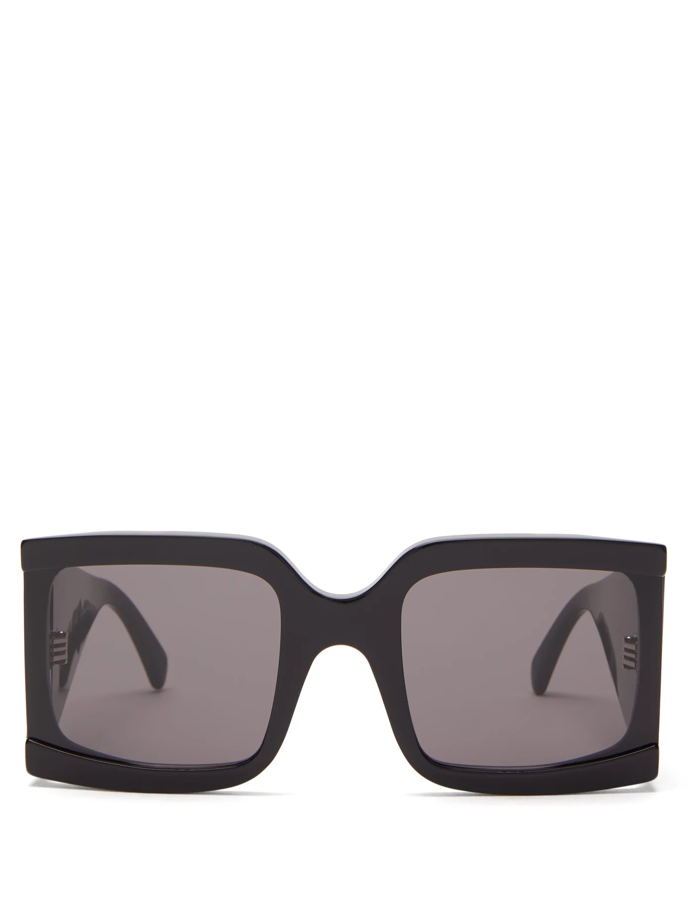 Oversized square acetate sunglasses - 1