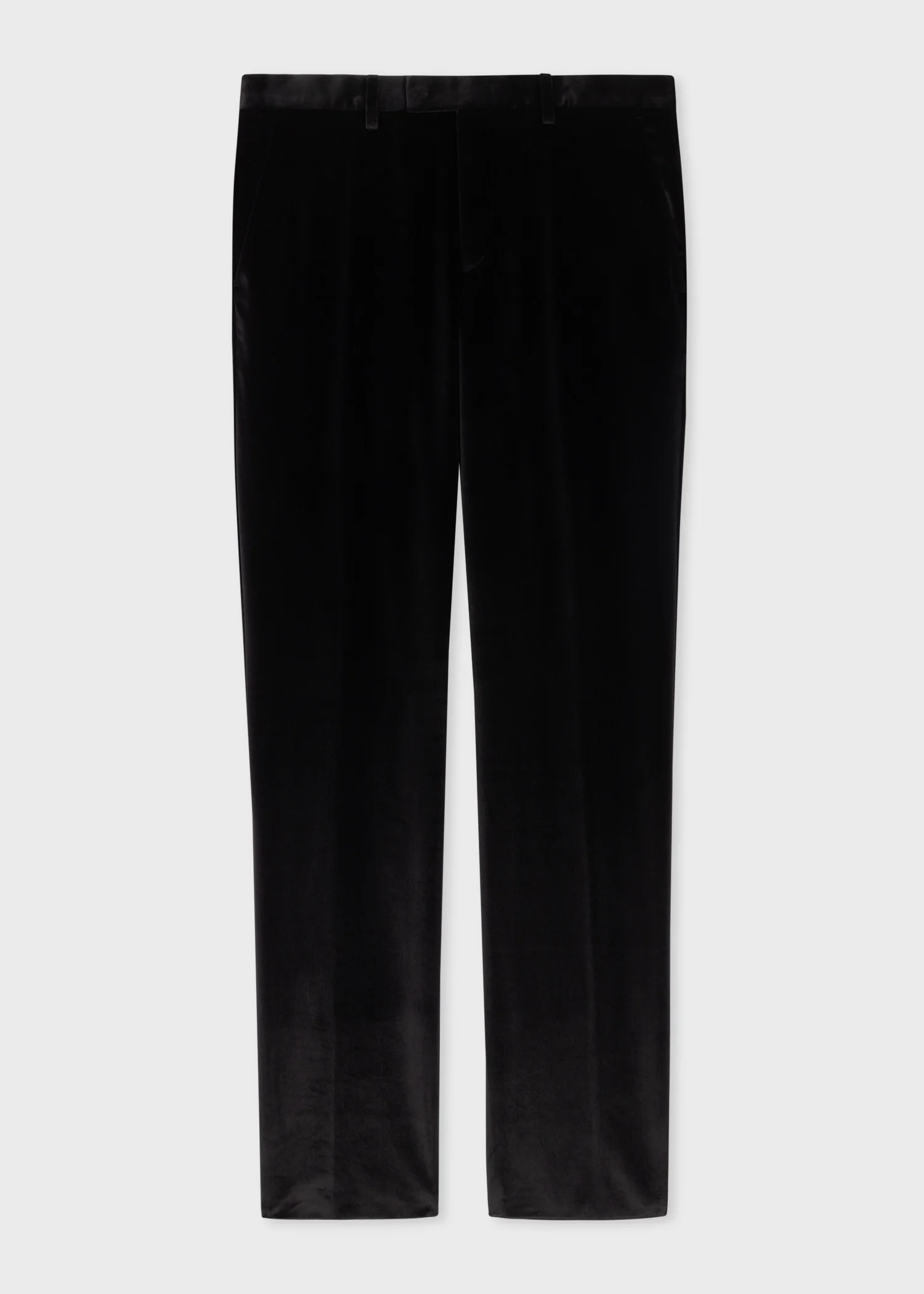 Black Velvet Trousers - 1