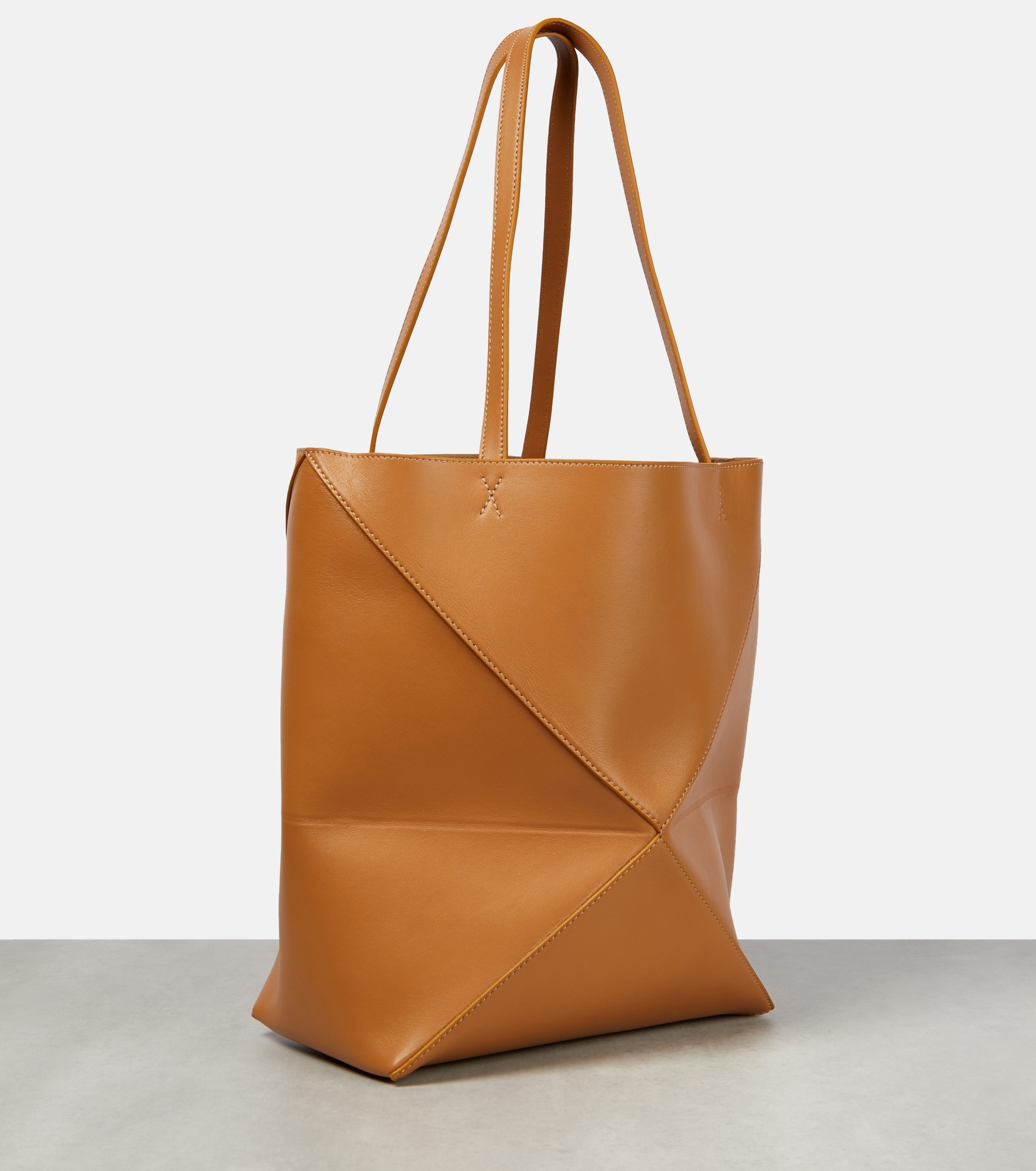 Puzzle Fold Medium leather tote bag - 4