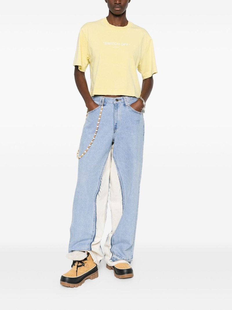 Off-White slogan-print T-shirt outlook