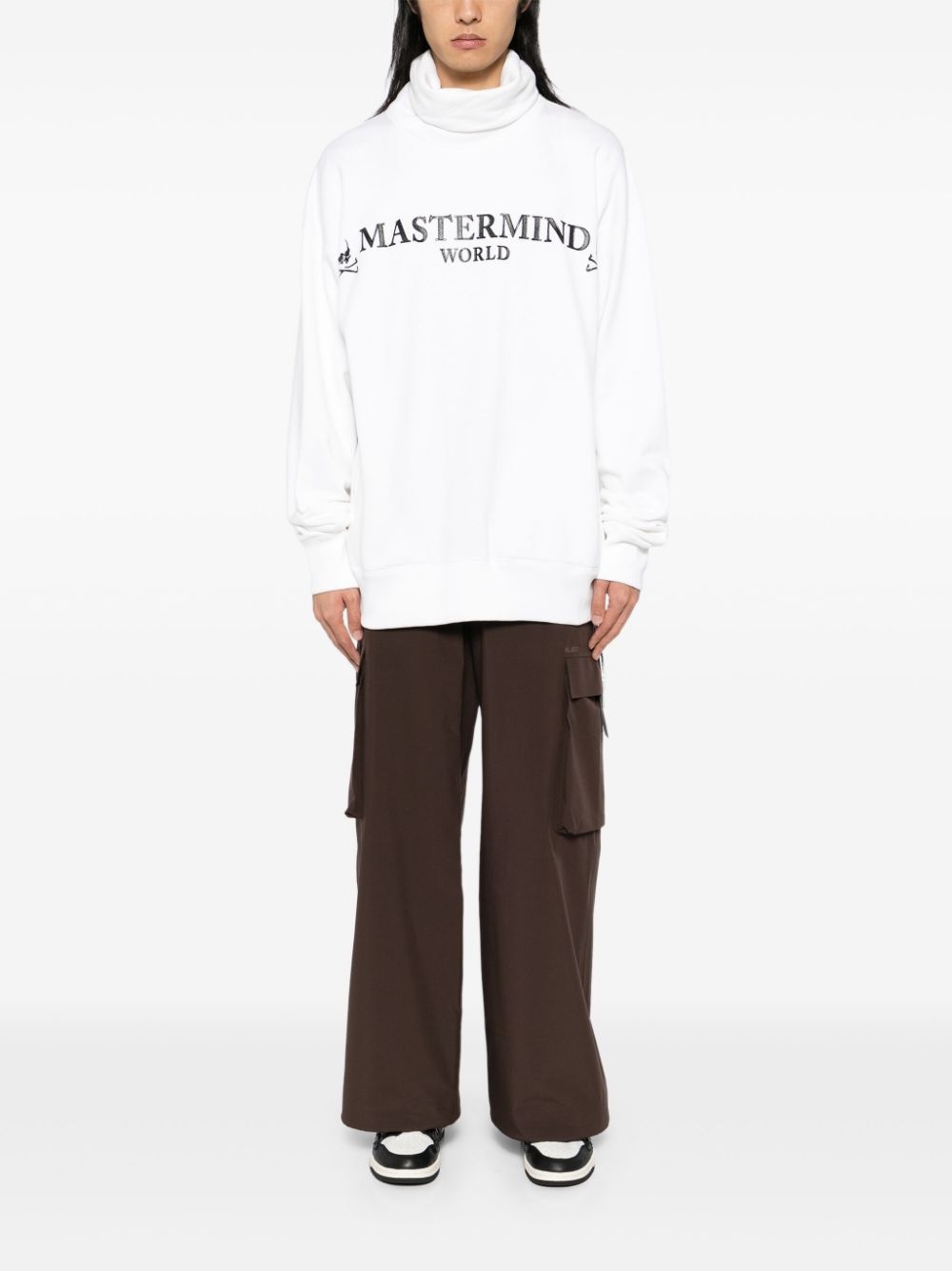 logo-print hoodie - 2
