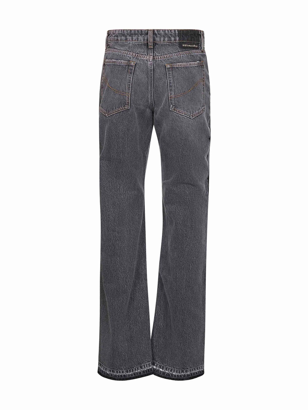 Double Black Denim Pants - 2