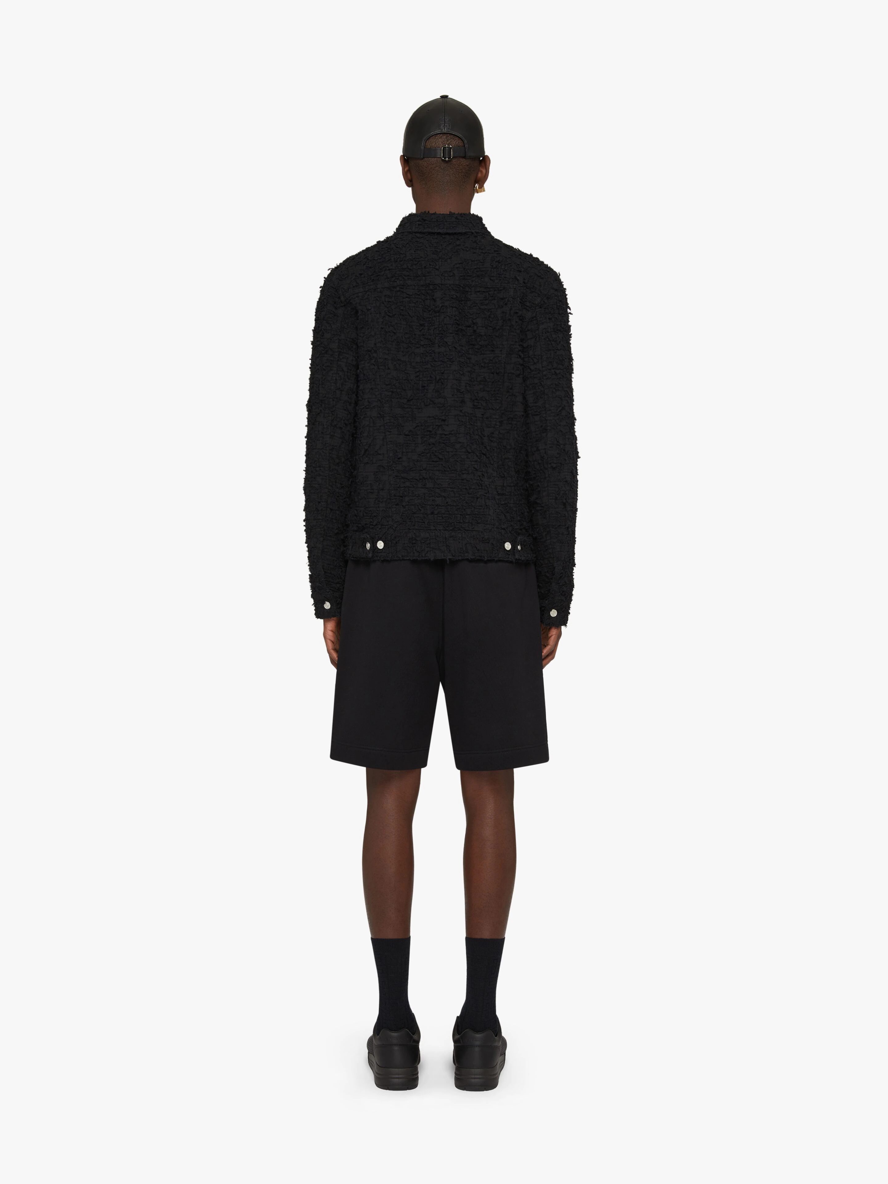 GIVENCHY COLLEGE BERMUDA SHORTS IN FLEECE - 4