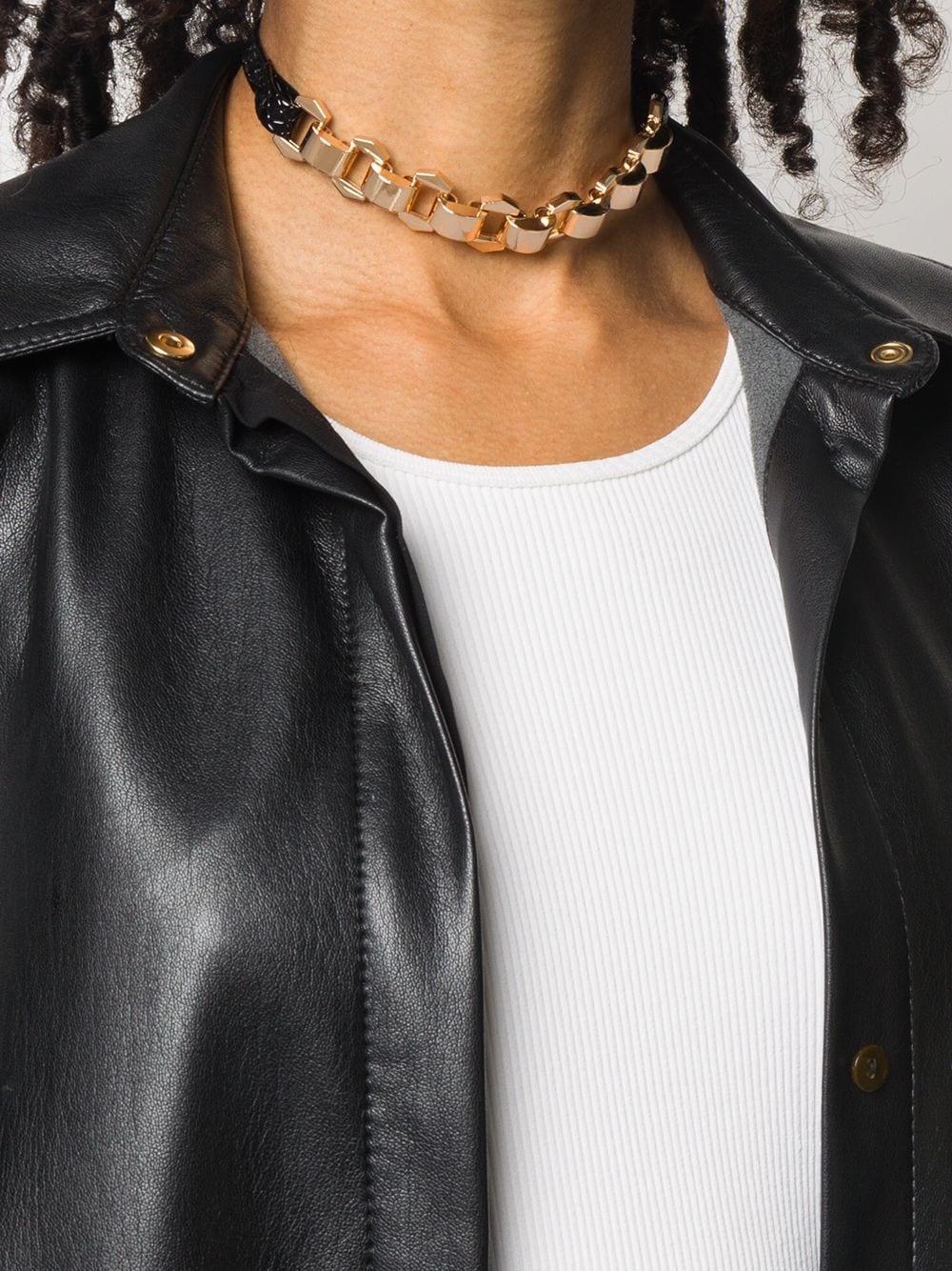 Fab leather choker - 2