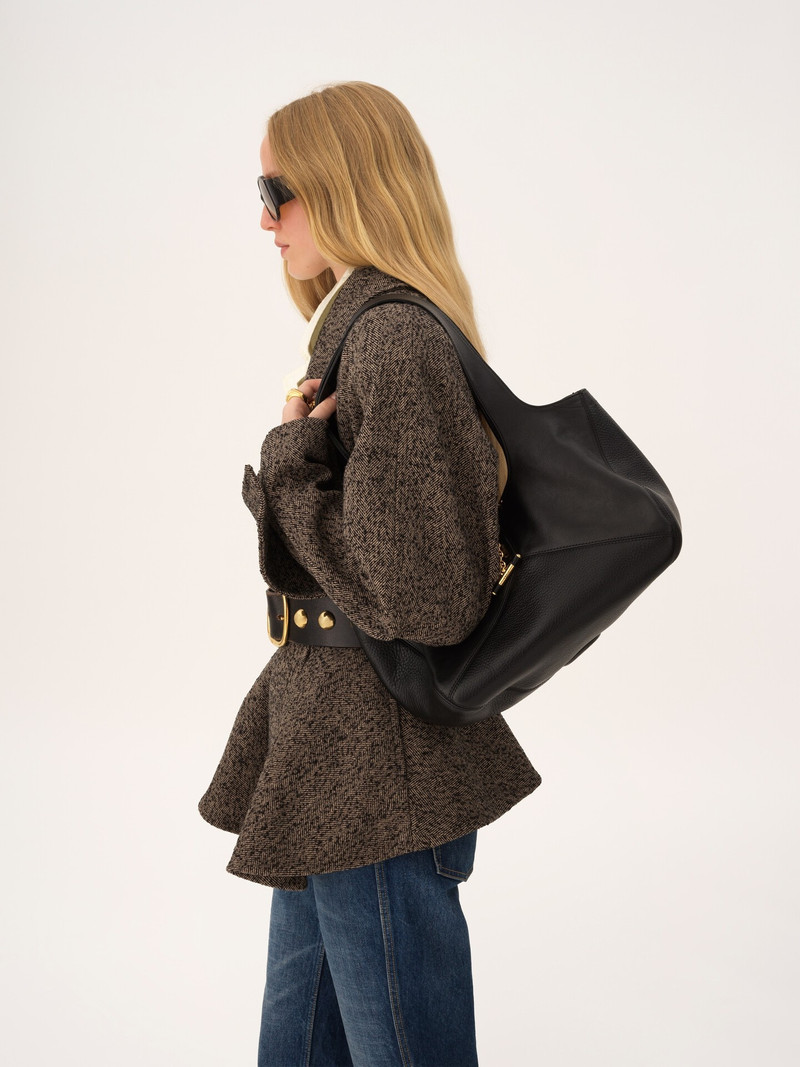 Chloé CHLOÉ BALLOON EAST-WEST TOTE BAG IN GRAINED LEATHER outlook