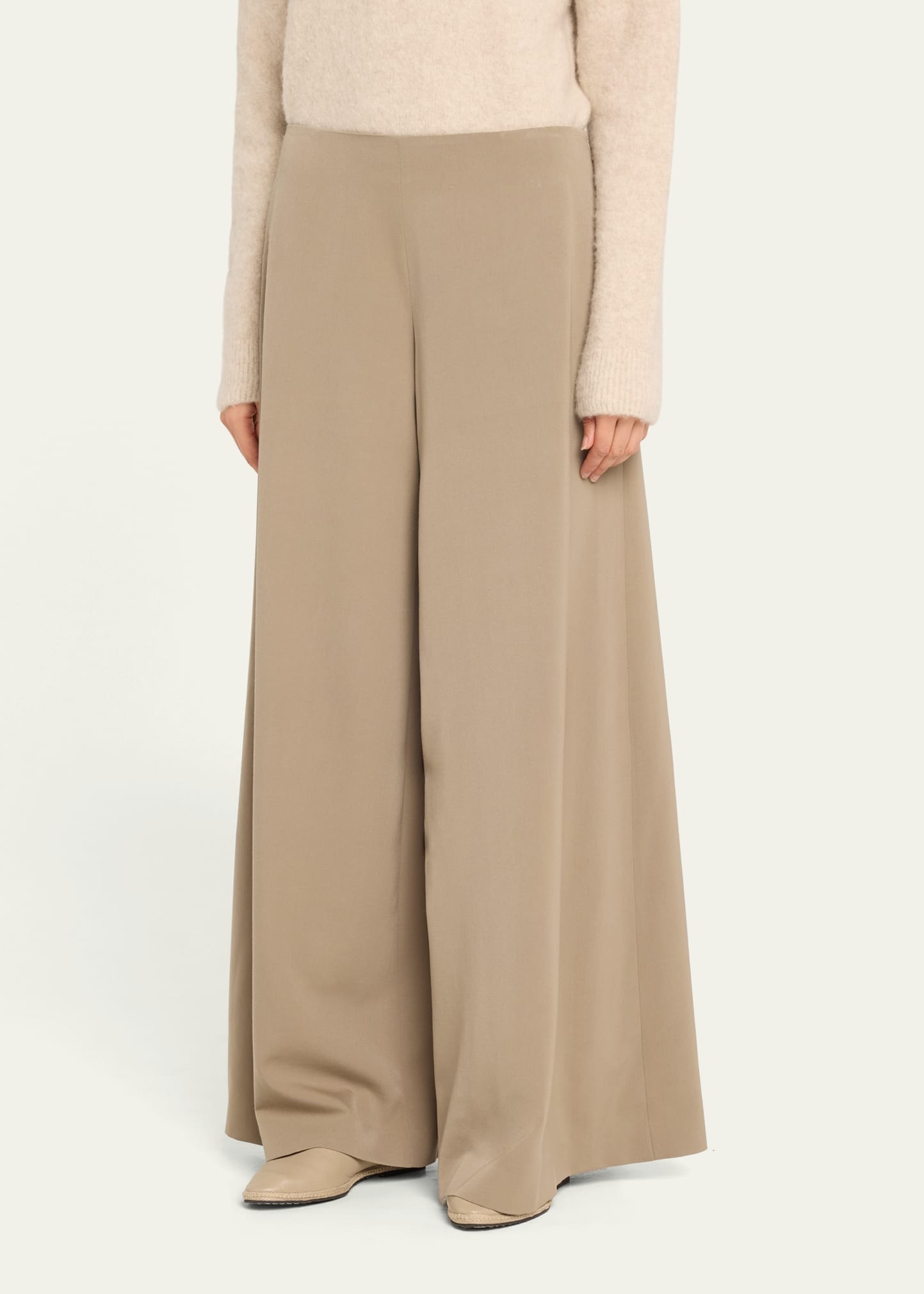 Dela Mid-Rise Wide-Leg Pants - 4