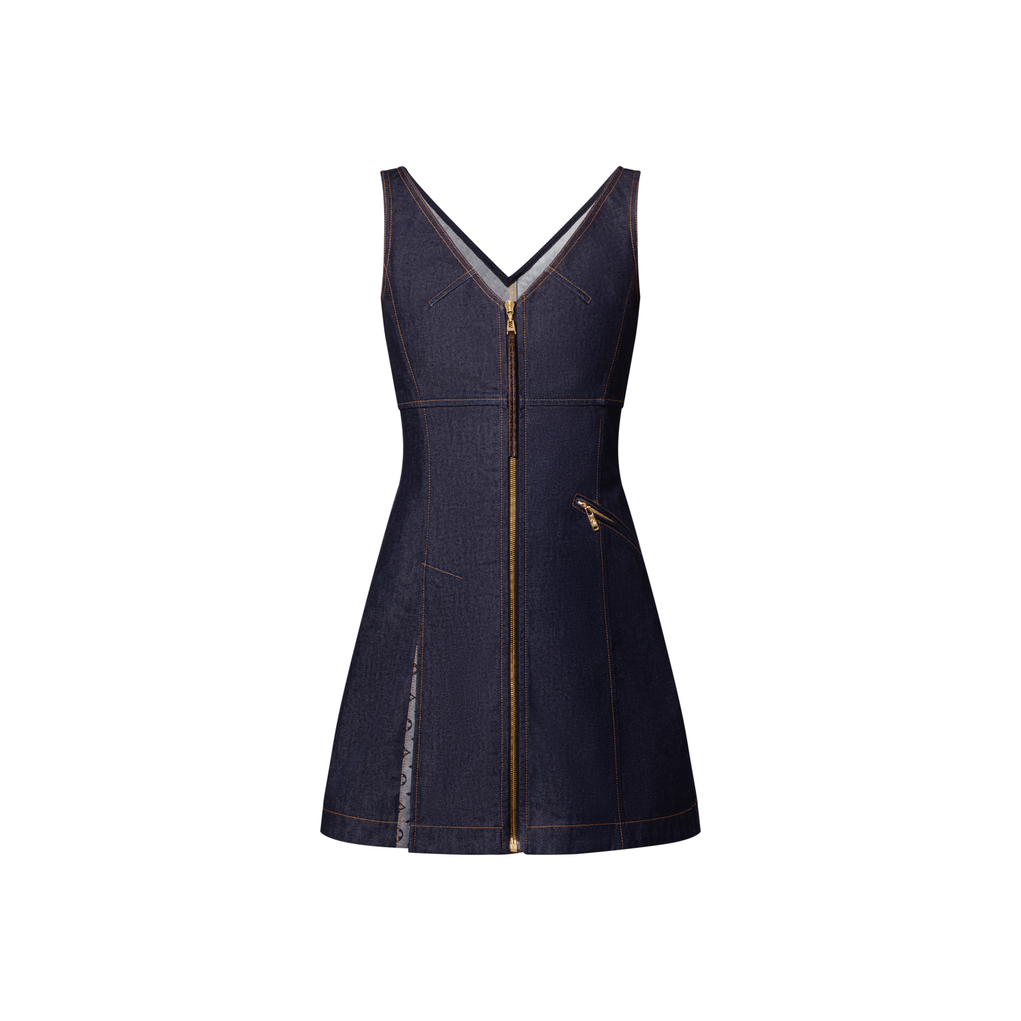 Denim Mini Dress - 1
