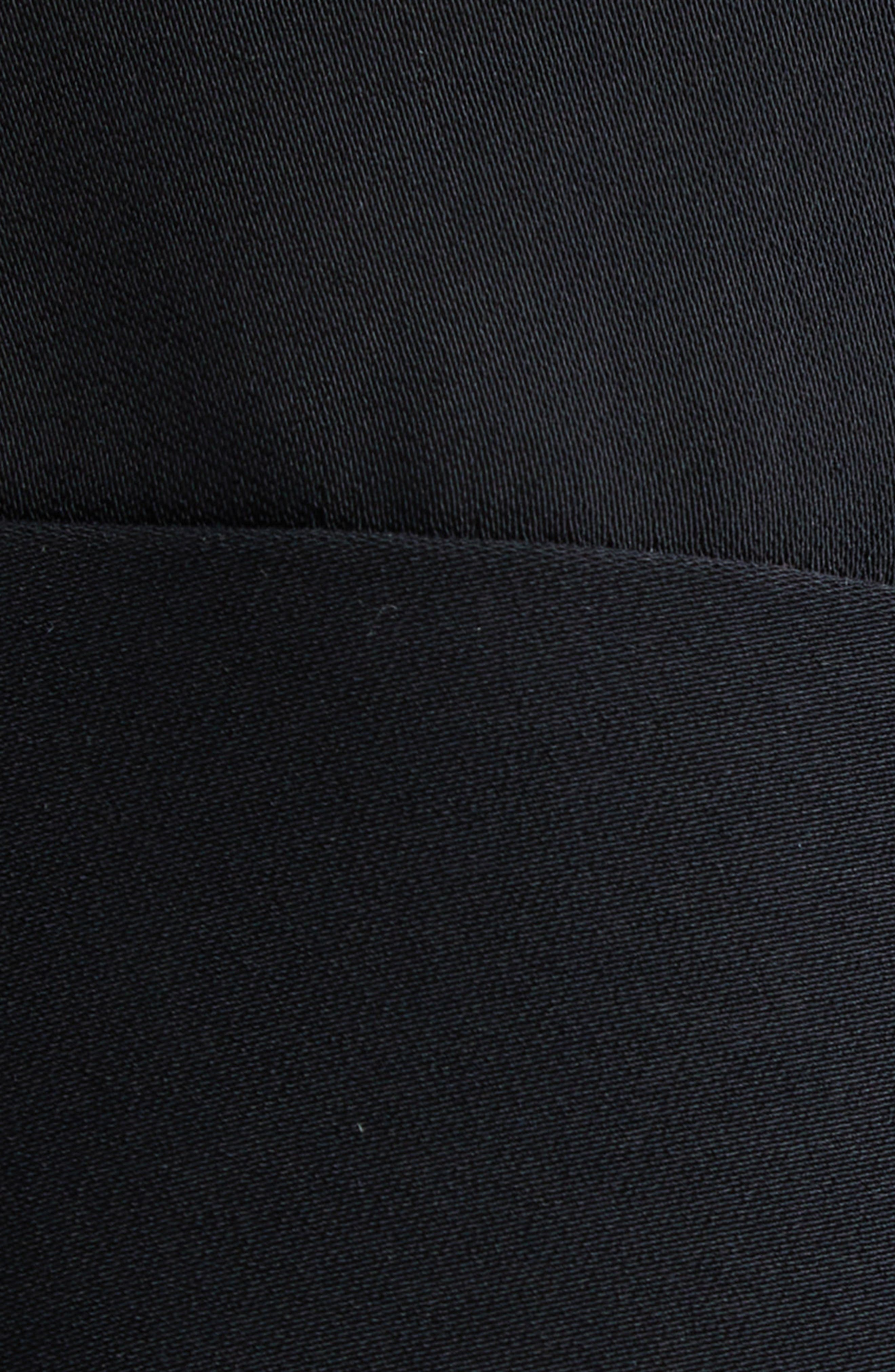 MM6 Maison Margiela Draped Short Sleeve Top in Black at Nordstrom - 7