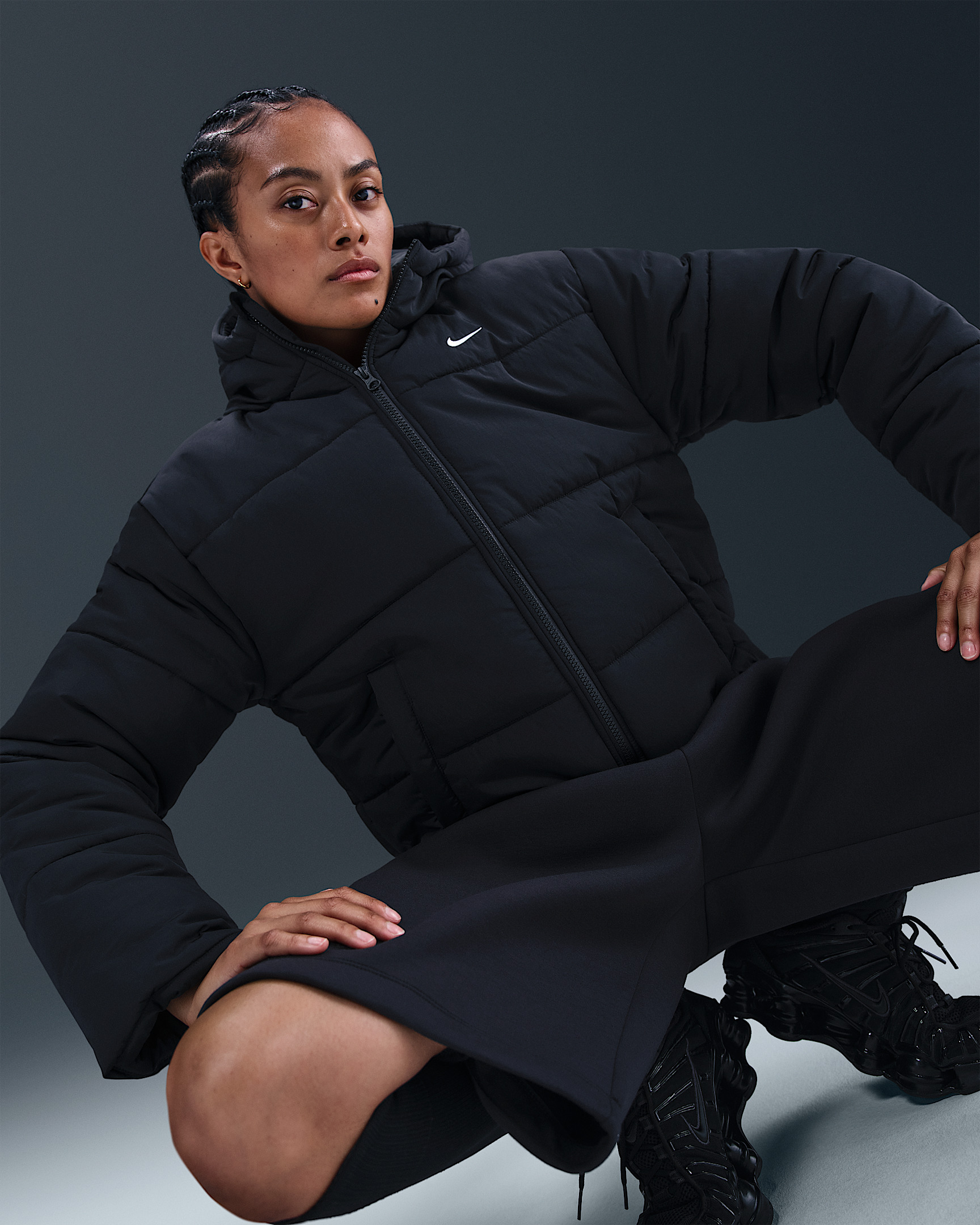 Nike Sportswear Classic Women's Therma-FIT Loose Shine Down Puffer - 3